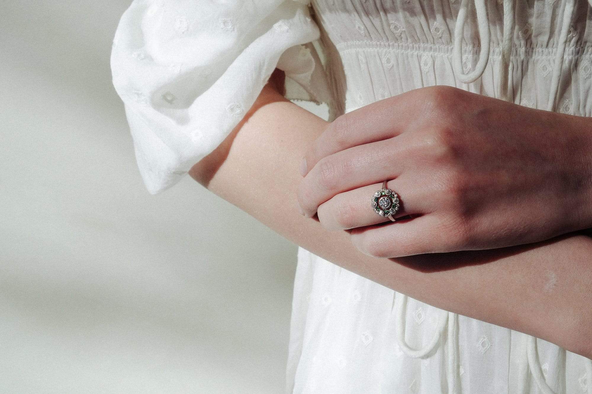 0.30 CARAT EDWARDIAN DIAMOND ENGAGEMENT RING - Image 5