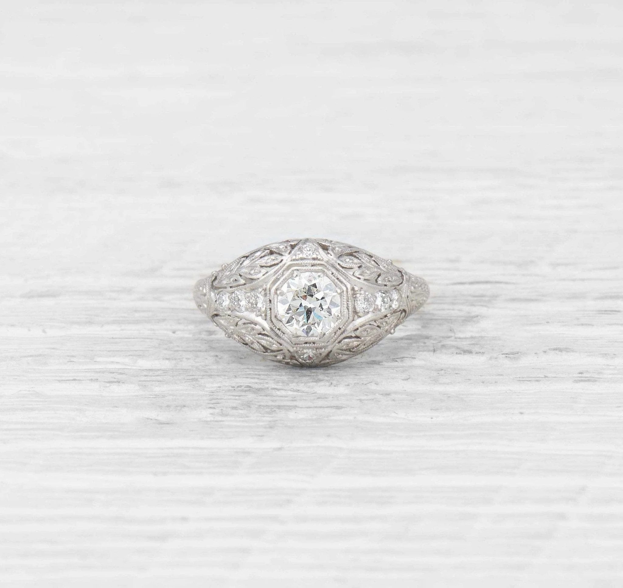 .75 CARAT EDWARDIAN DIAMOND ENGAGEMENT RING - Image 2
