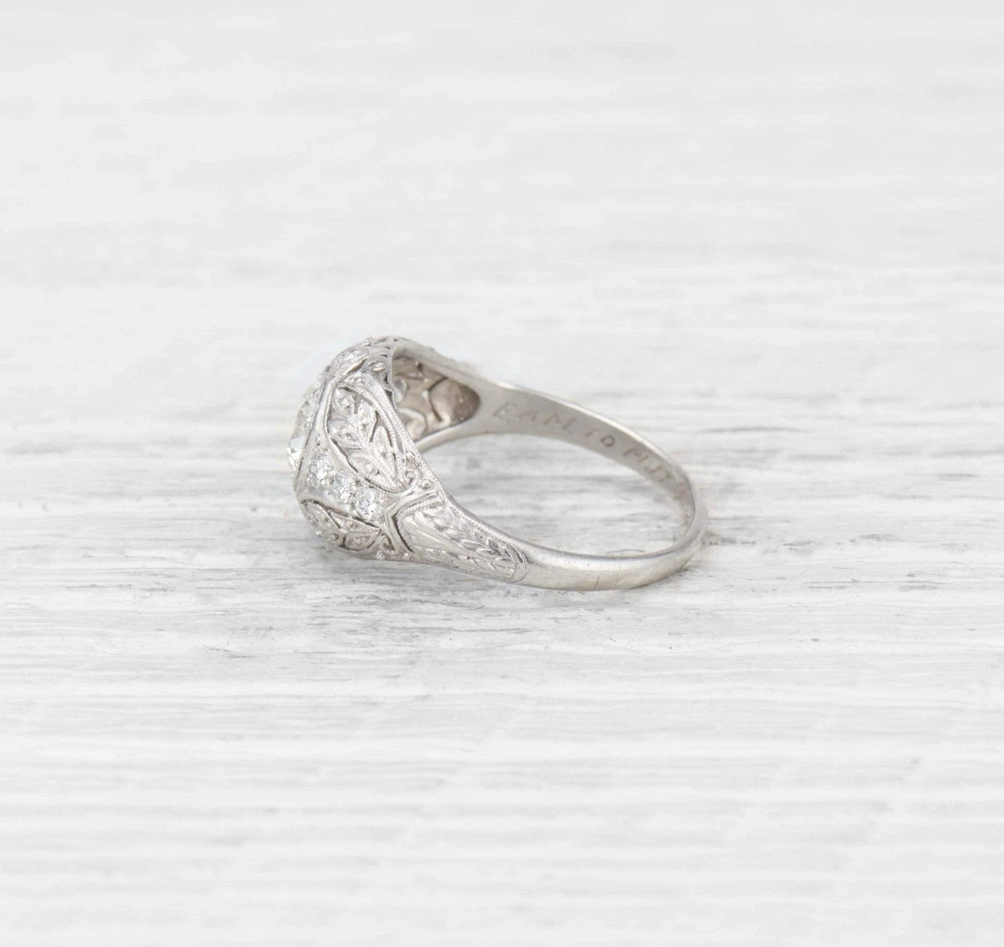 .75 CARAT EDWARDIAN DIAMOND ENGAGEMENT RING - Image 3