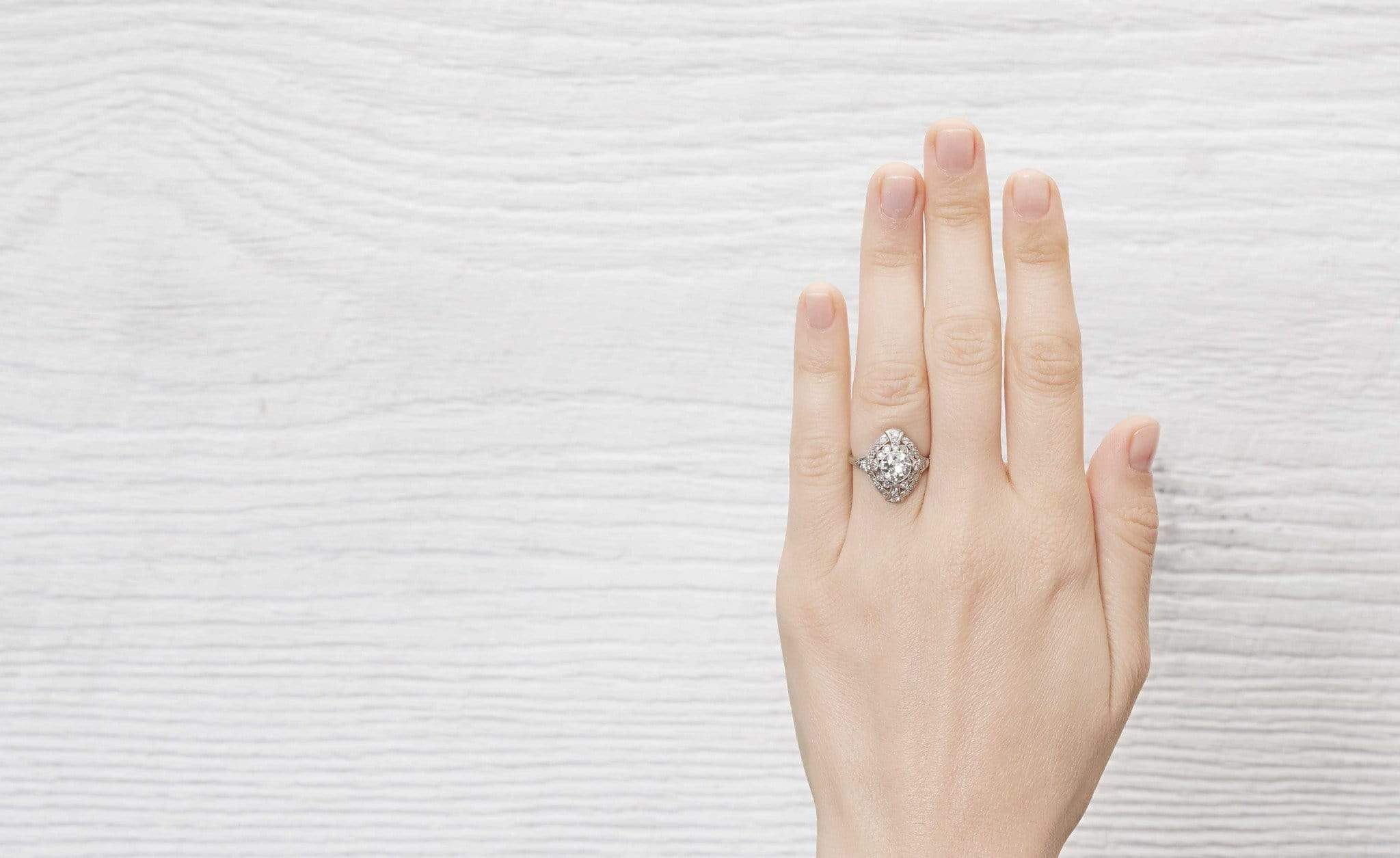1.01 Carat Edwardian Engagement Ring - Image 5