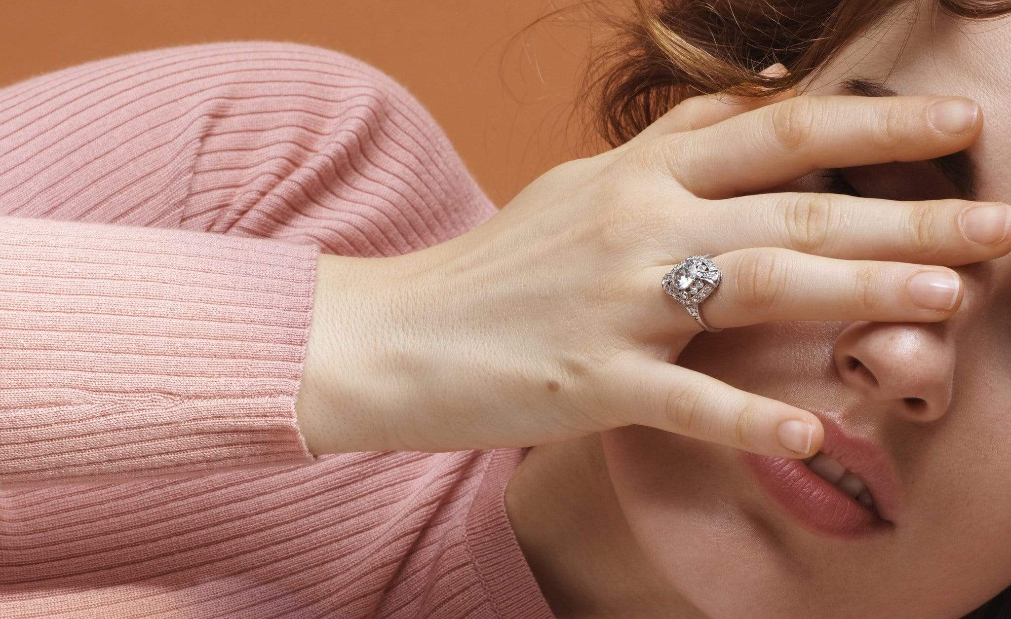 1.01 Carat Edwardian Engagement Ring - Image 6