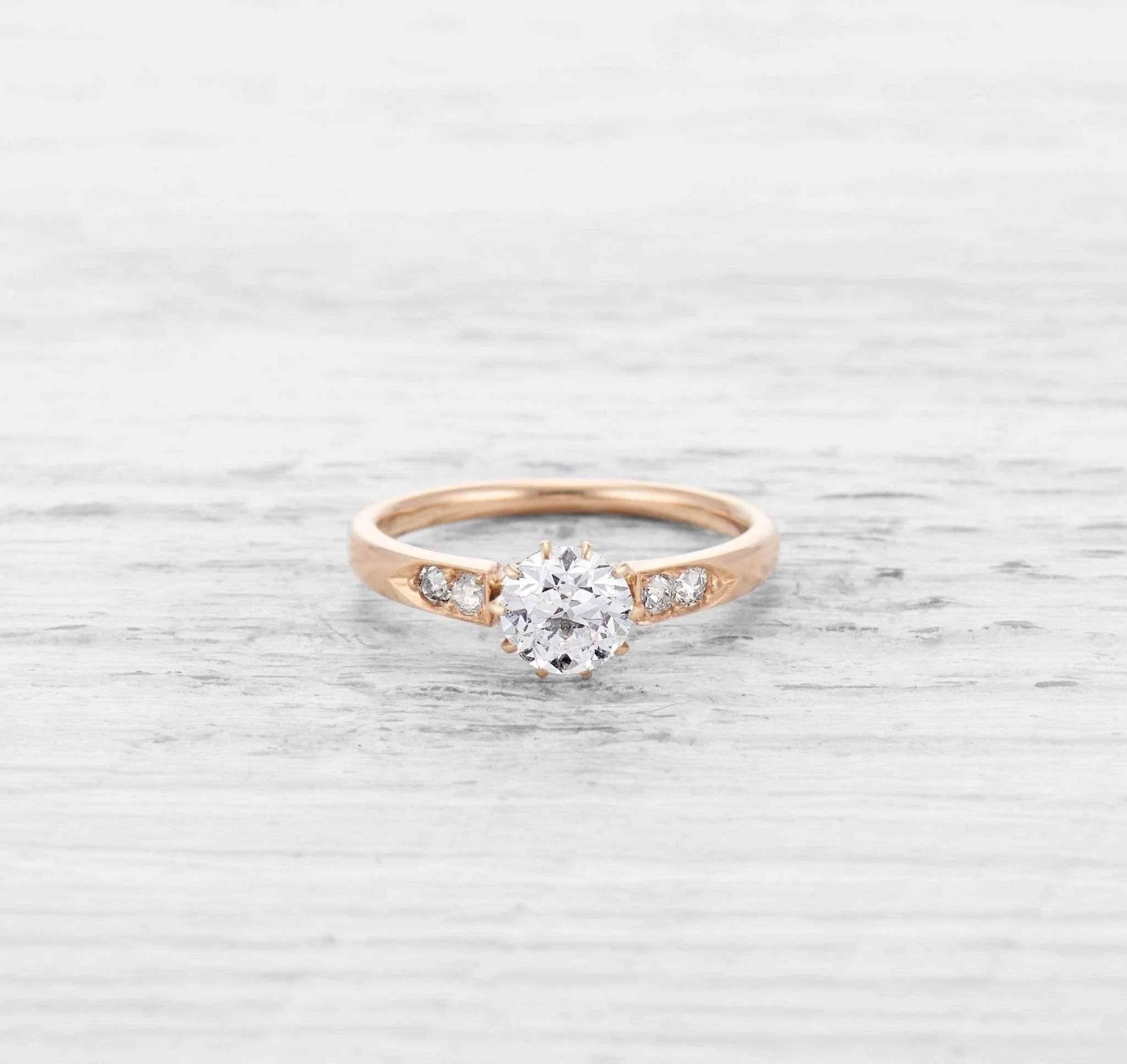 1.01 CARAT VICTORIAN DIAMOND ENGAGEMENT RING - Image 2