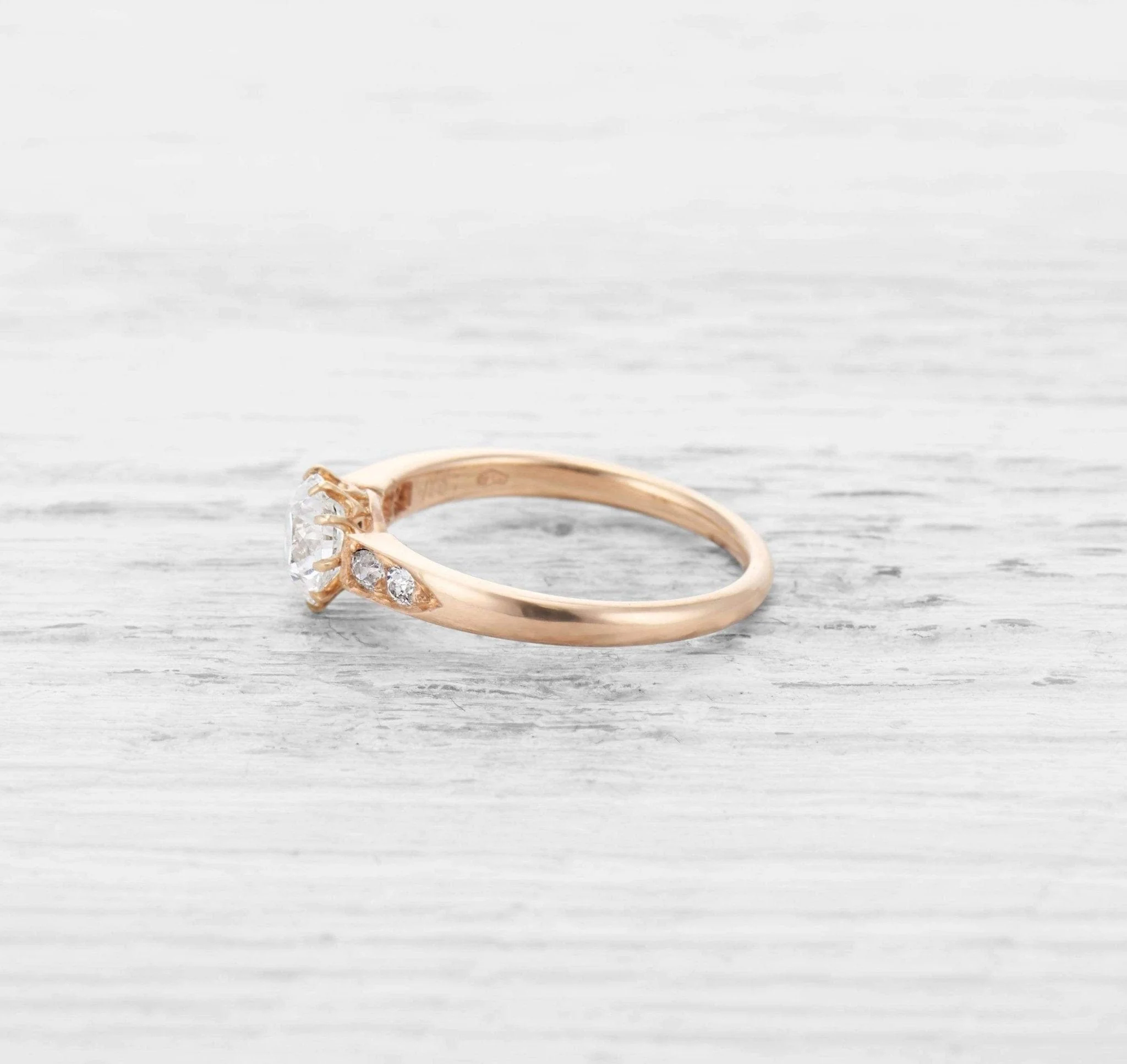 1.01 CARAT VICTORIAN DIAMOND ENGAGEMENT RING - Image 3