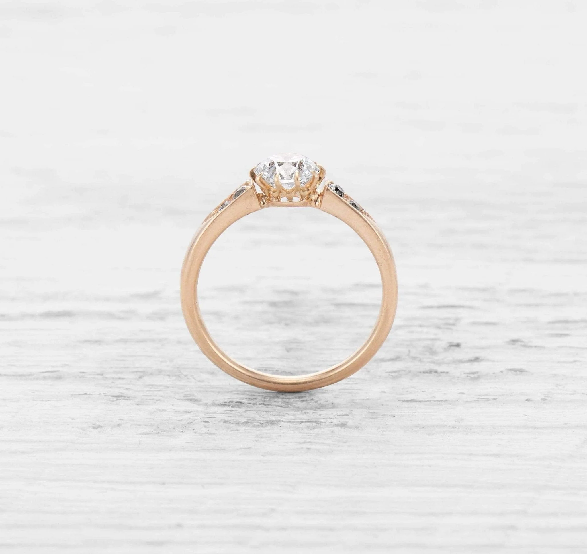 1.01 CARAT VICTORIAN DIAMOND ENGAGEMENT RING - Image 4