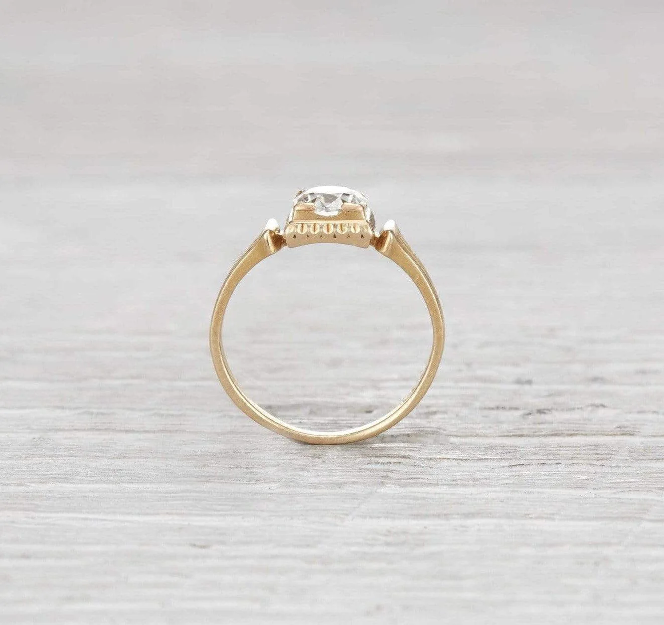 1.01 Carat Victorian Engagement Ring - Image 4