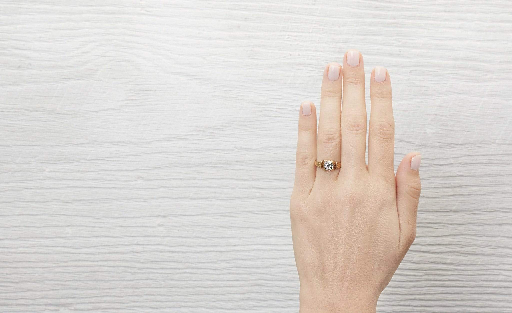 1.01 Carat Victorian Engagement Ring - Image 5