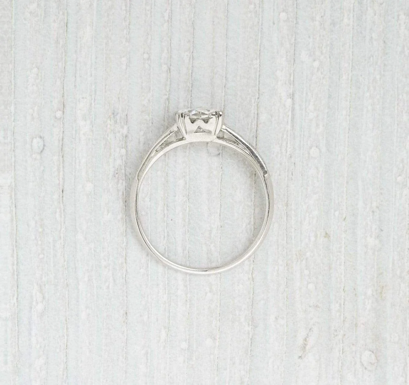 1.02 Carat Vintage Diamond Engagement Ring - Image 4