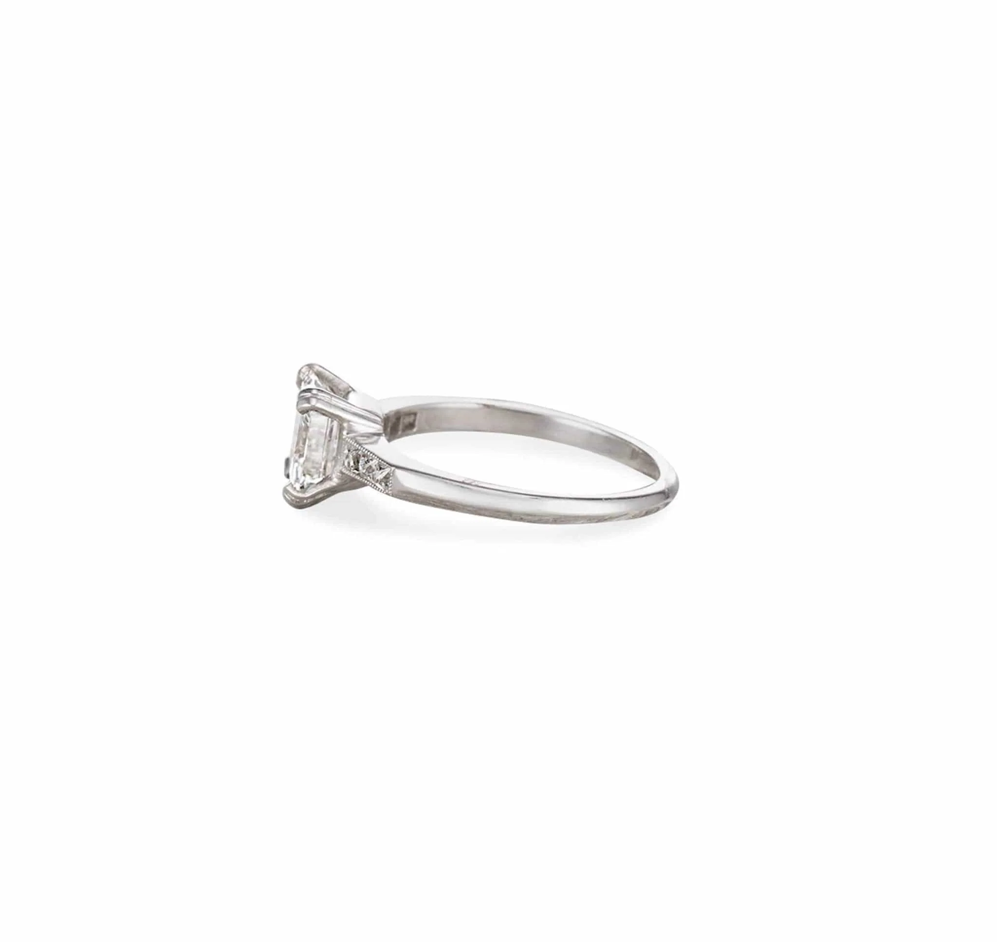 1.03 Carat Art Deco Engagement Ring - Image 3