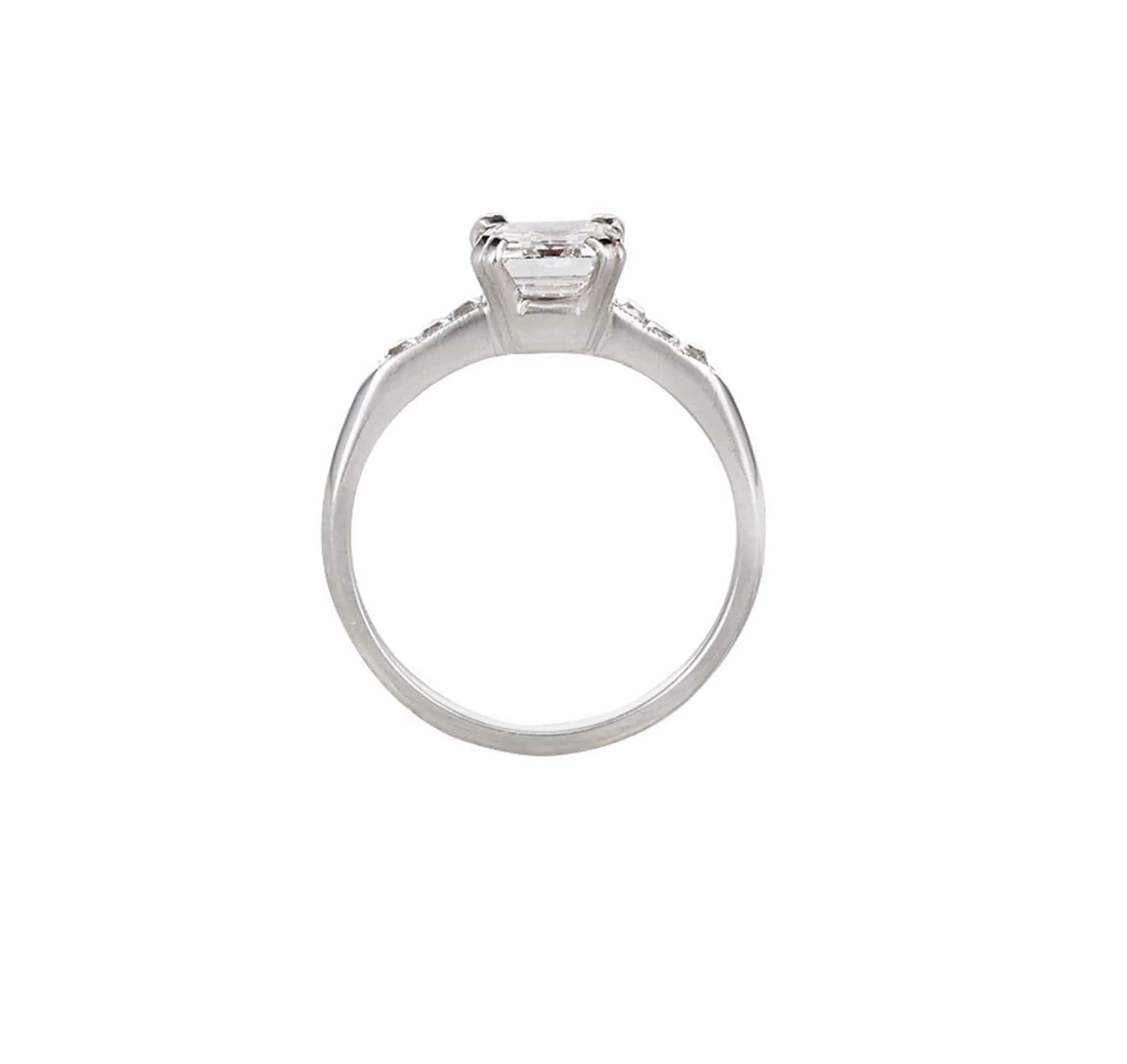1.03 Carat Art Deco Engagement Ring - Image 4