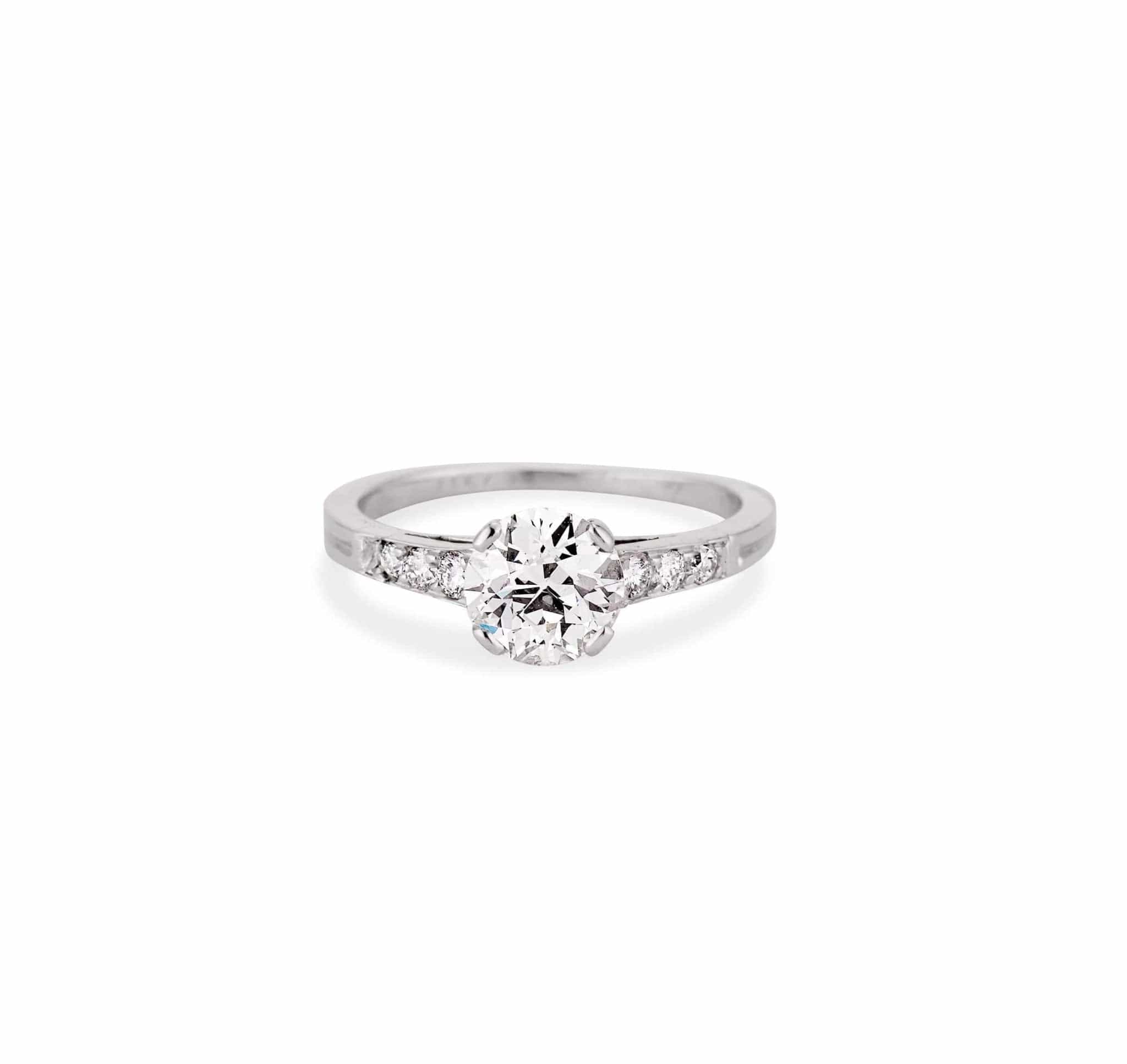 1920s Tiffany & Co 1.03 Carat Solitaire - Image 2