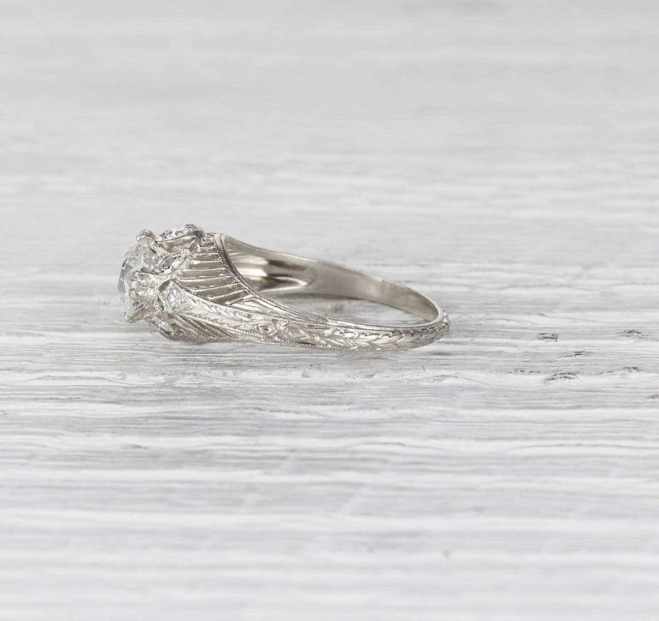 1.04 Carat Edwardian Engagement Ring - Image 3