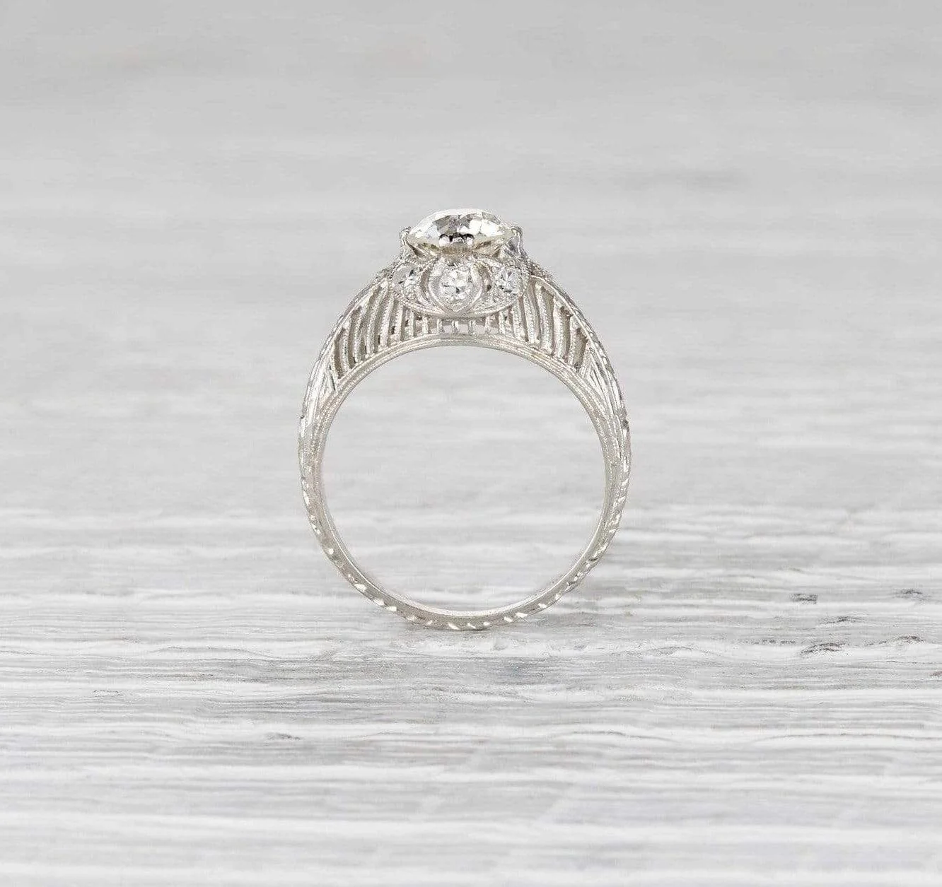 1.04 Carat Edwardian Engagement Ring - Image 4