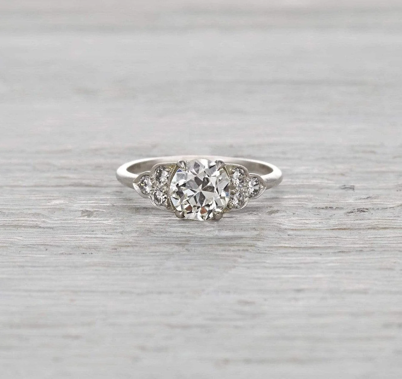 1.04 Carat Edwardian Engagement Ring - Image 2