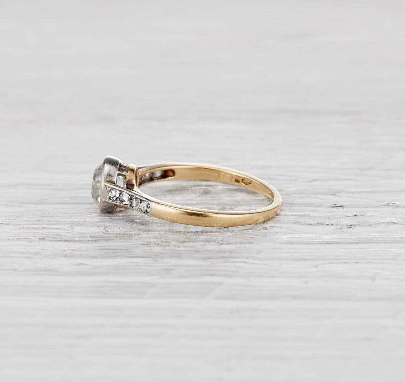 1.05 Carat Late Edwardian Engagement Ring - Image 3