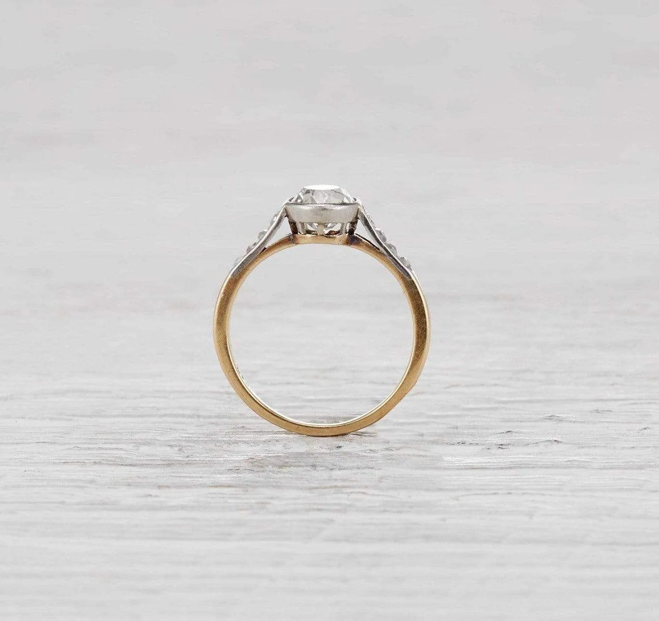 1.05 Carat Late Edwardian Engagement Ring - Image 4
