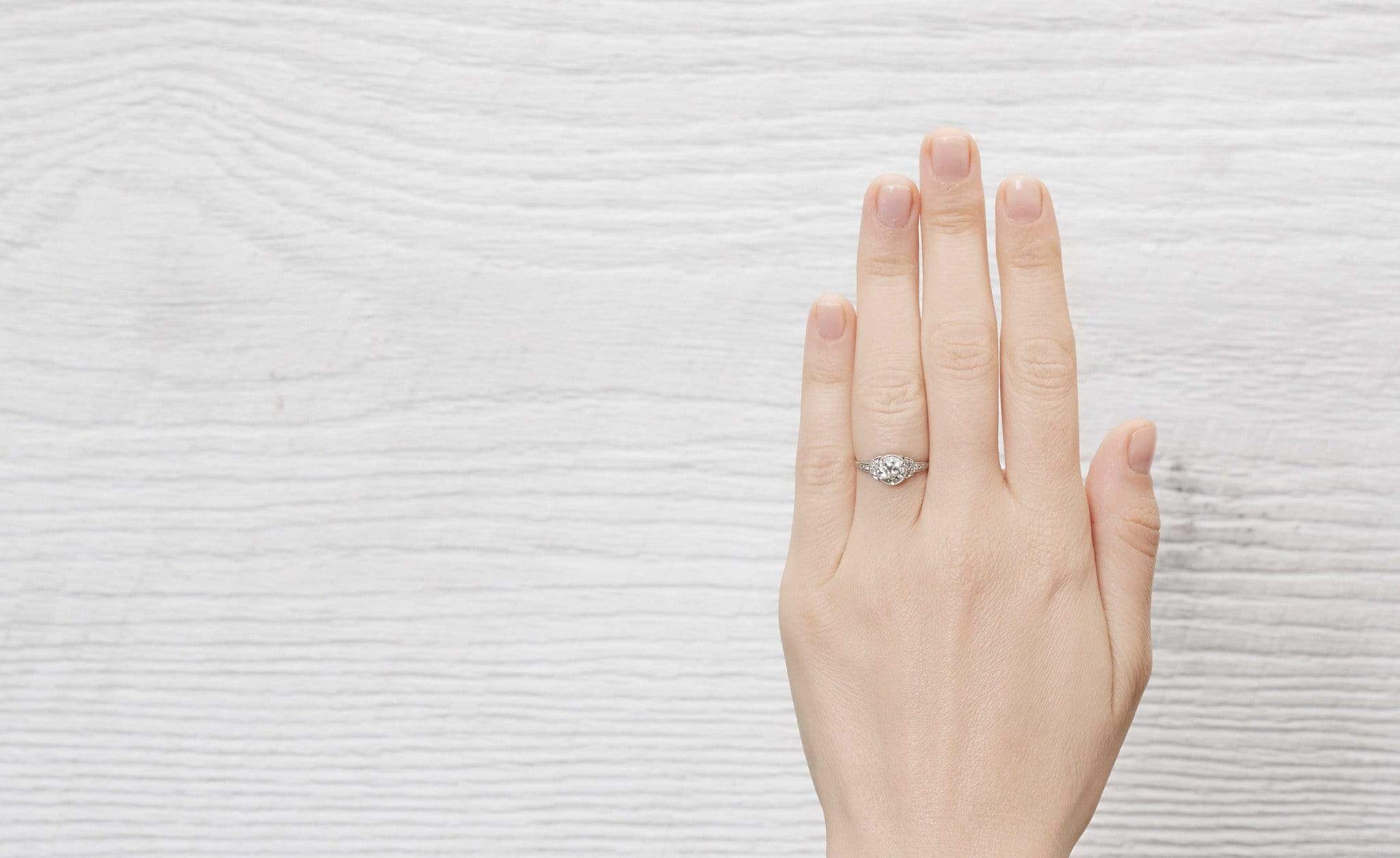 1.09 Carat Art Deco Engagement Ring - Image 5