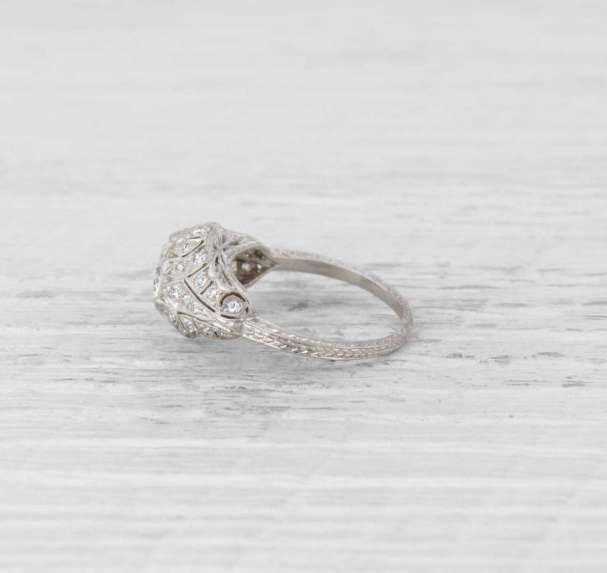 1.14 Carat Edwardian Diamond Engagement Ring - Image 3