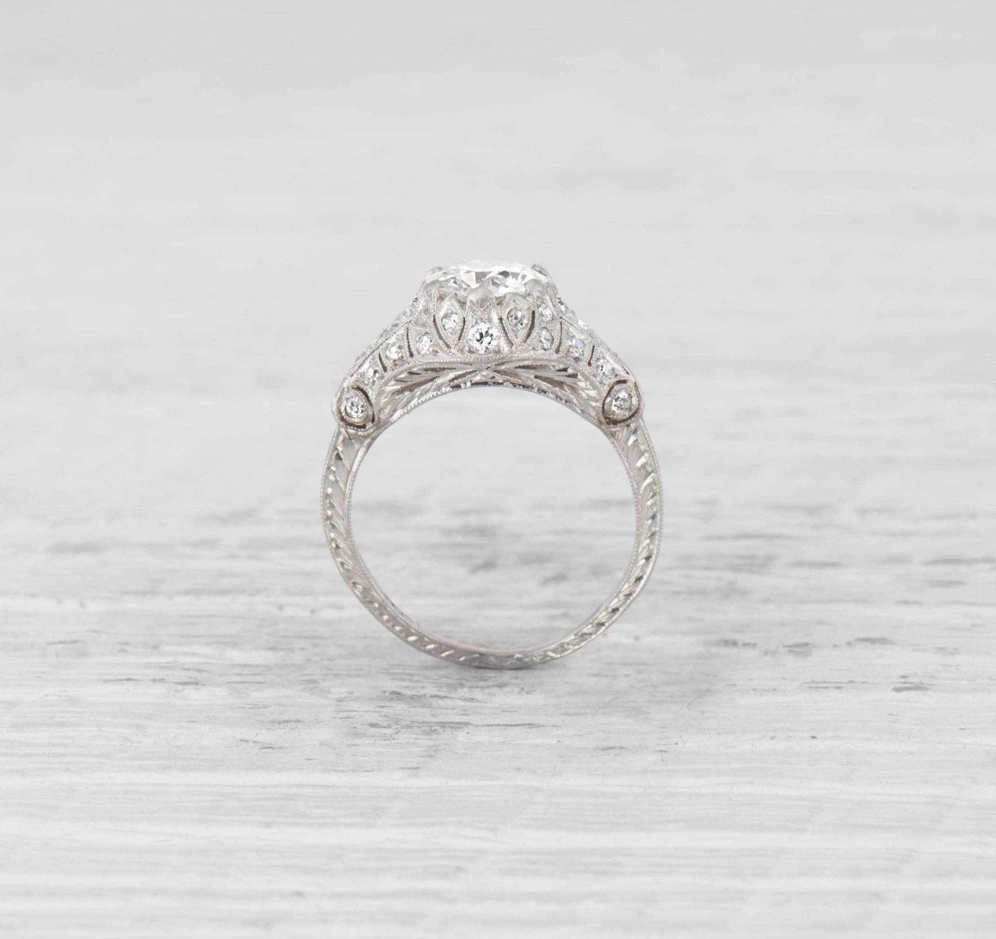 1.14 Carat Edwardian Diamond Engagement Ring - Image 4