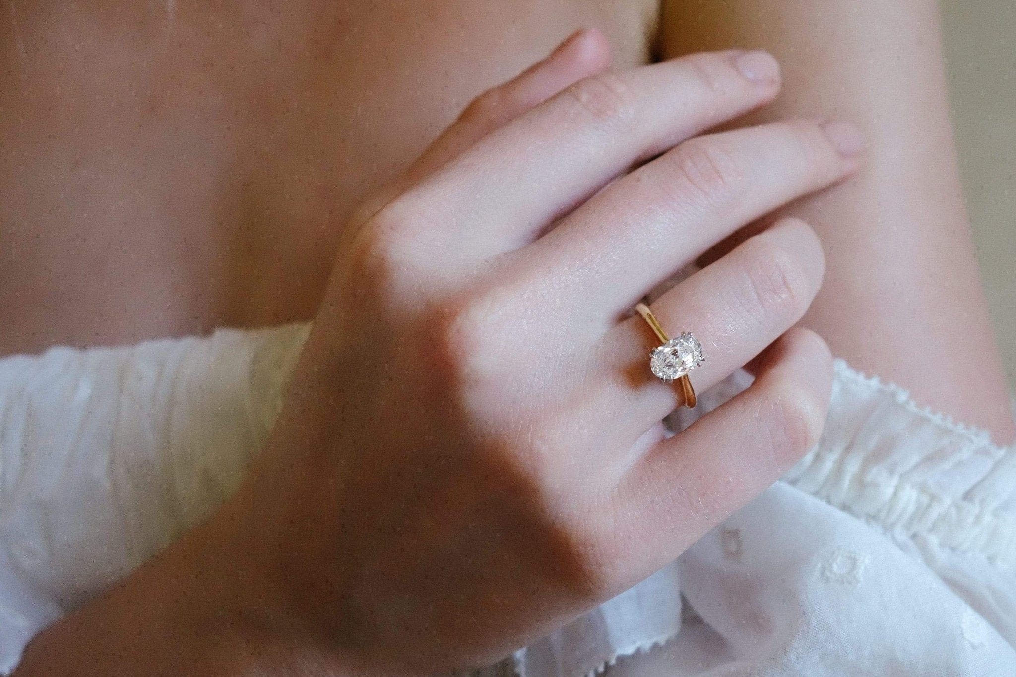 1.14 CARAT MID-CENTURY DIAMOND ENGAGEMENT RING - Image 8