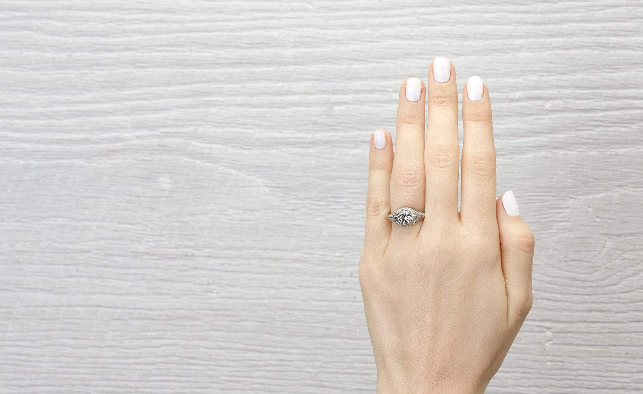 1.15 Carat Shreve and Co. Vintage Engagement Ring - Image 5