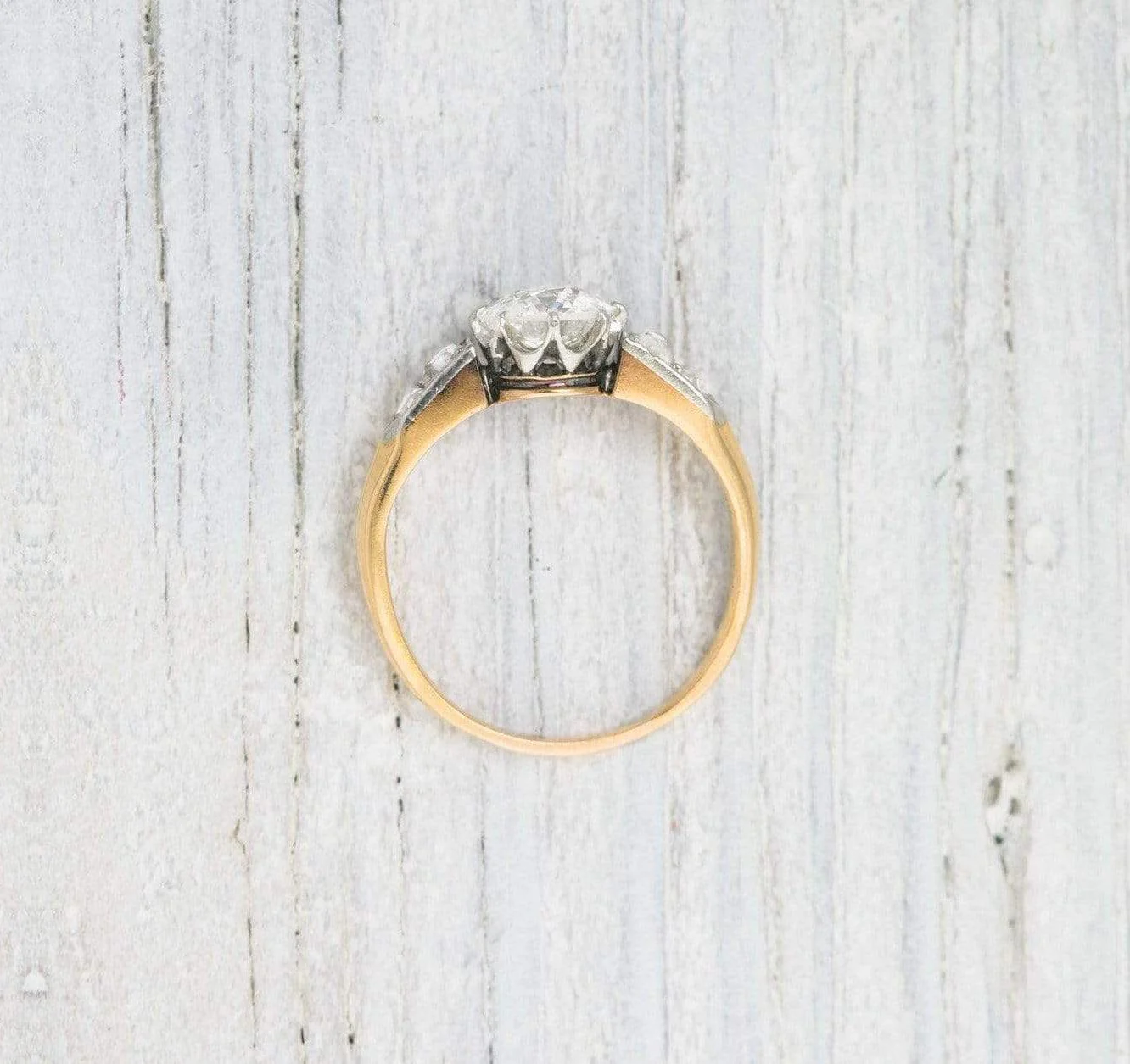 1.15 Carat Victorian Diamond Engagement Ring - Image 4