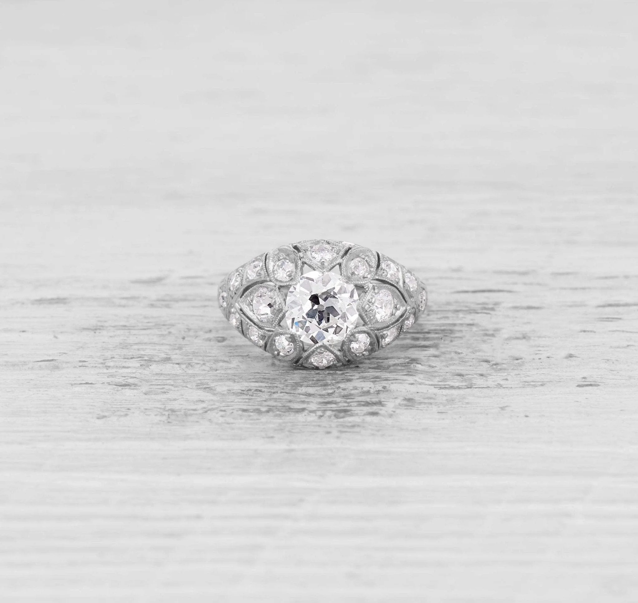 1.16 EDWARDIAN DIAMOND ENGAGEMENT RING - Image 2