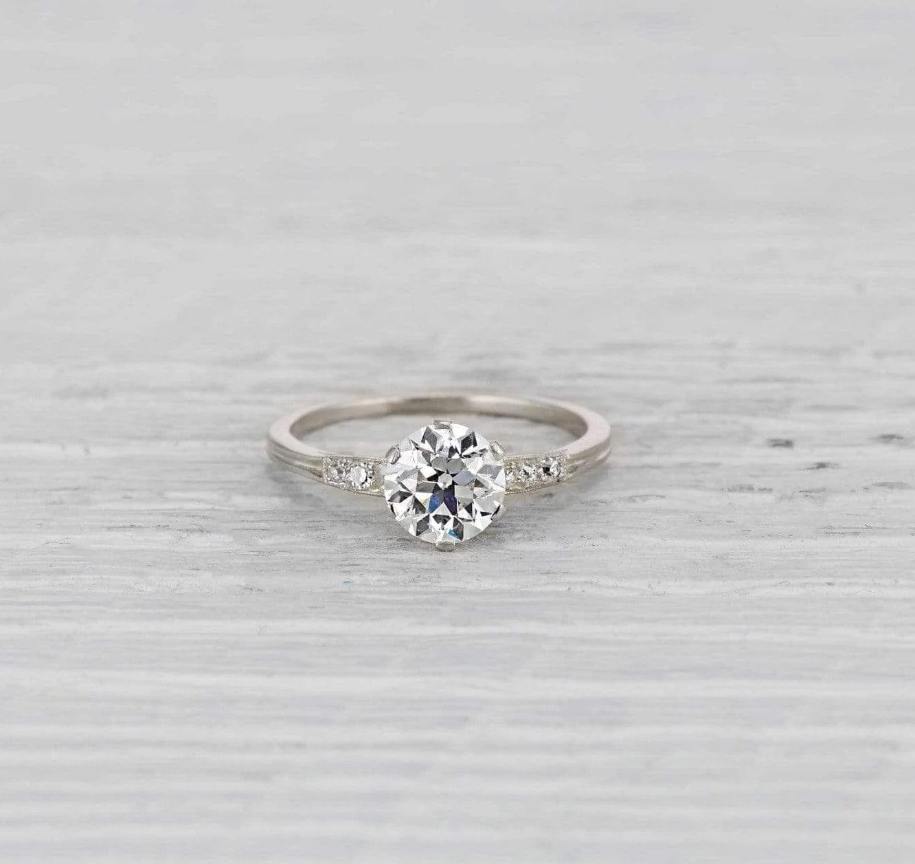 1.17 Carat Edwardian Tiffany & Co. Engagement Ring - Image 2