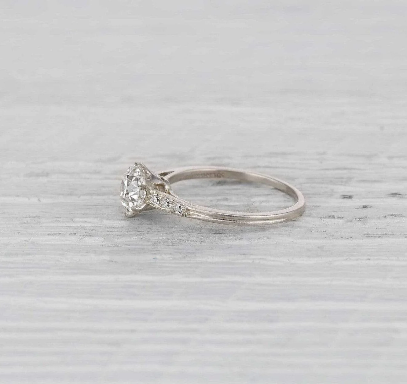 1.17 Carat Edwardian Tiffany & Co. Engagement Ring - Image 3