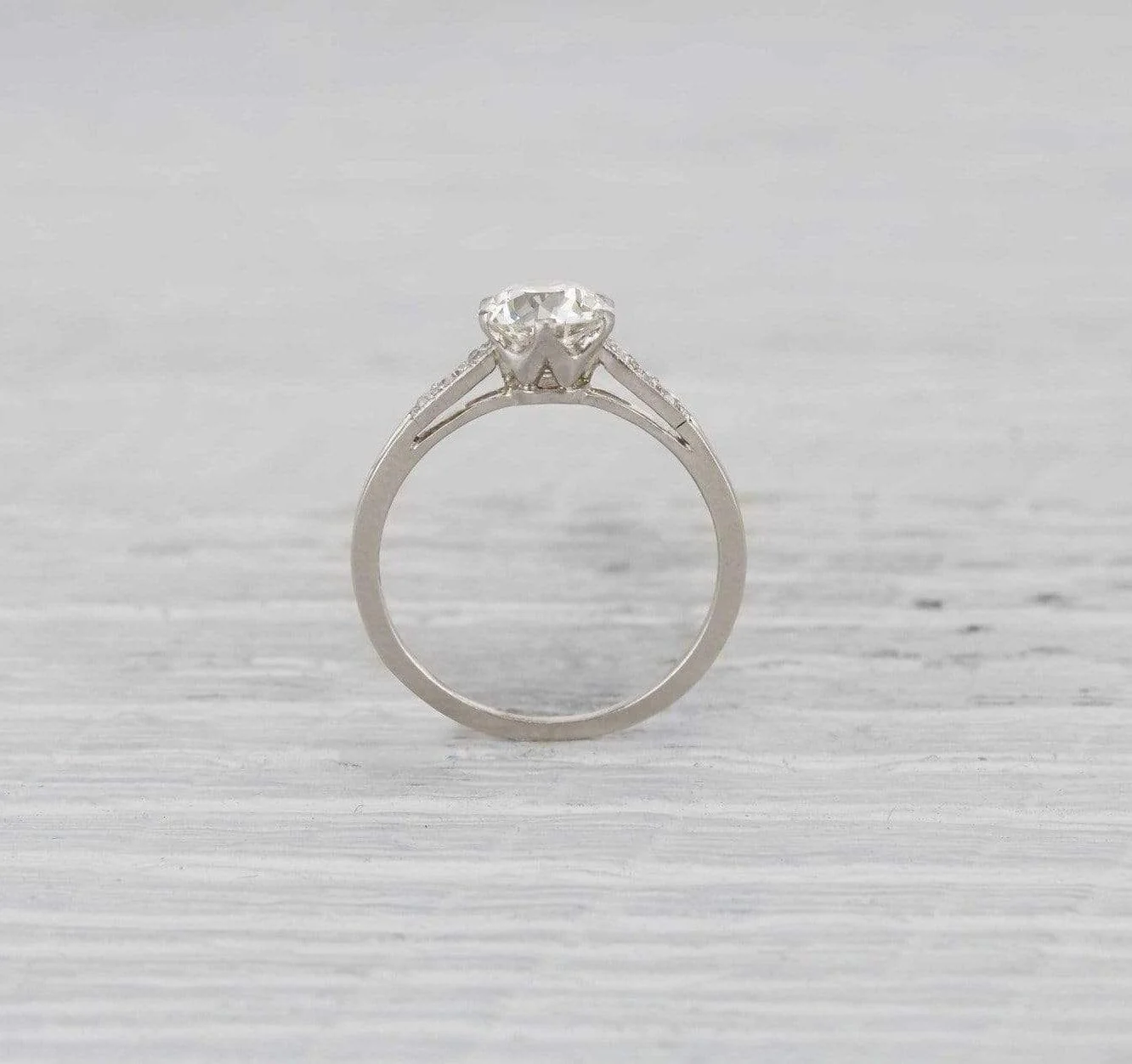 1.17 Carat Edwardian Tiffany & Co. Engagement Ring - Image 4
