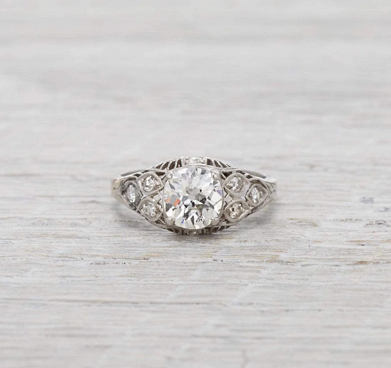 1.18 Carat Edwardian Engagement Ring - Image 2