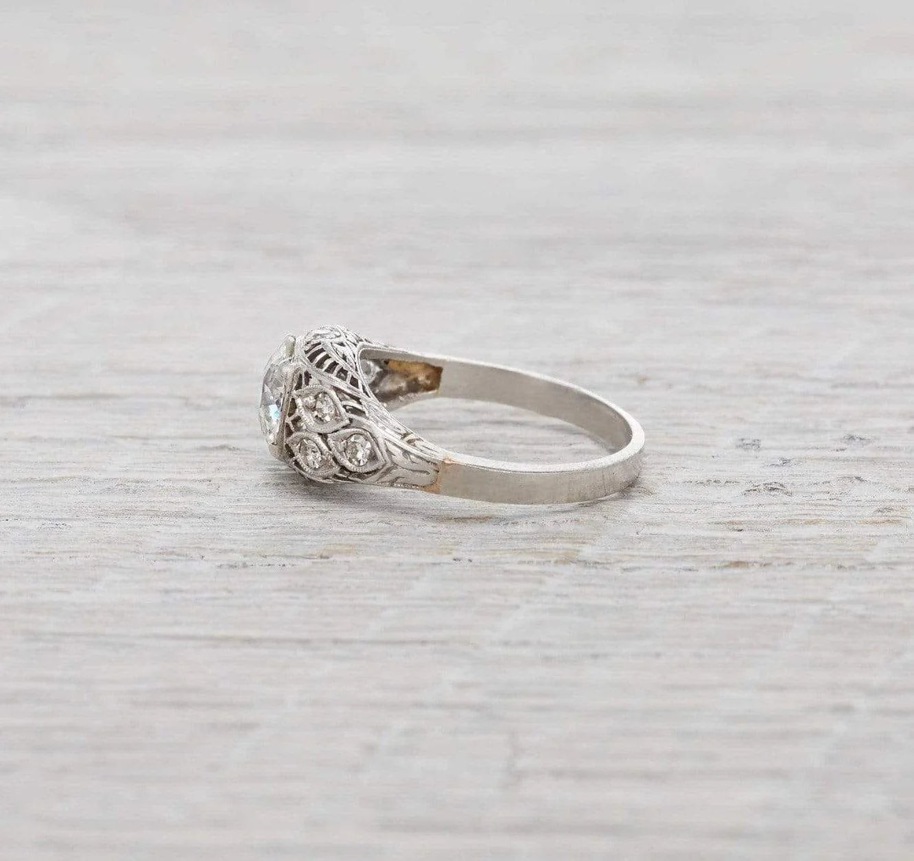 1.18 Carat Edwardian Engagement Ring - Image 3