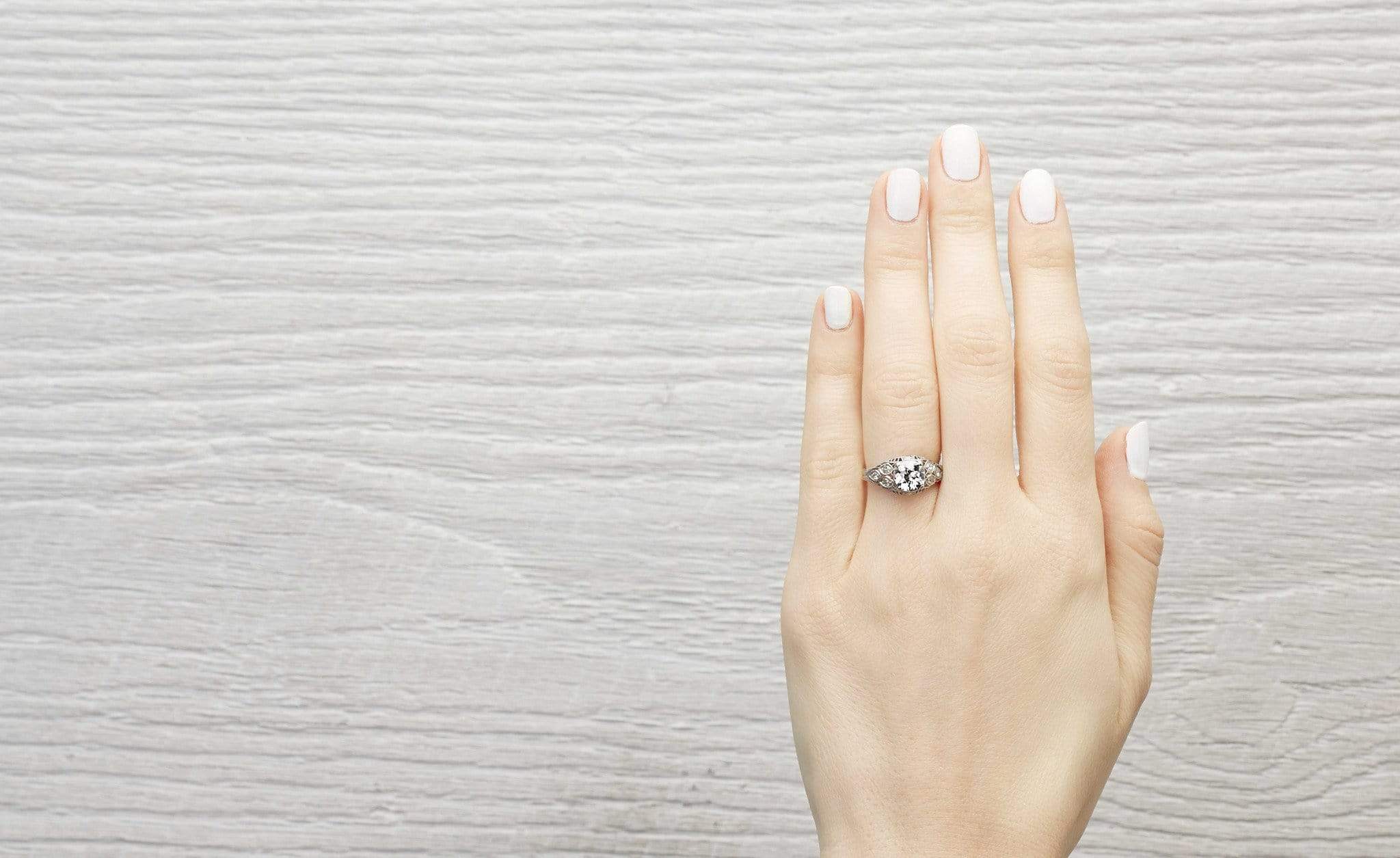 1.18 Carat Edwardian Engagement Ring - Image 5