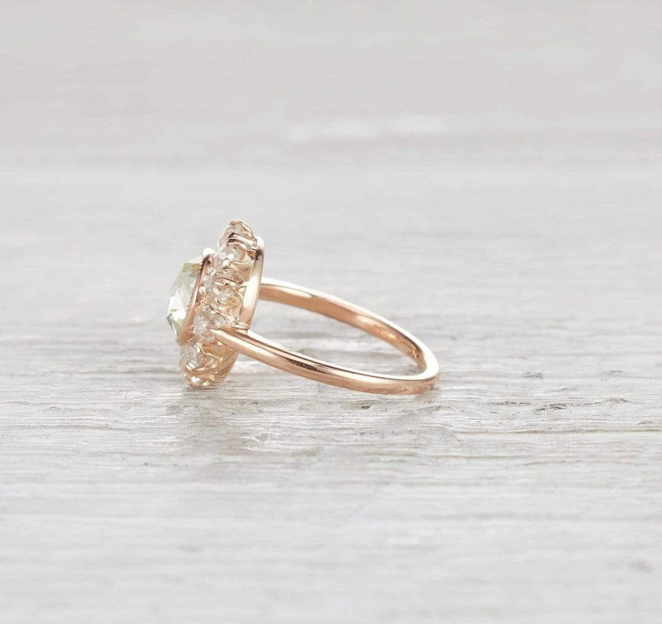 1.20 Carat Edwardian Cluster Engagement Ring - Image 3