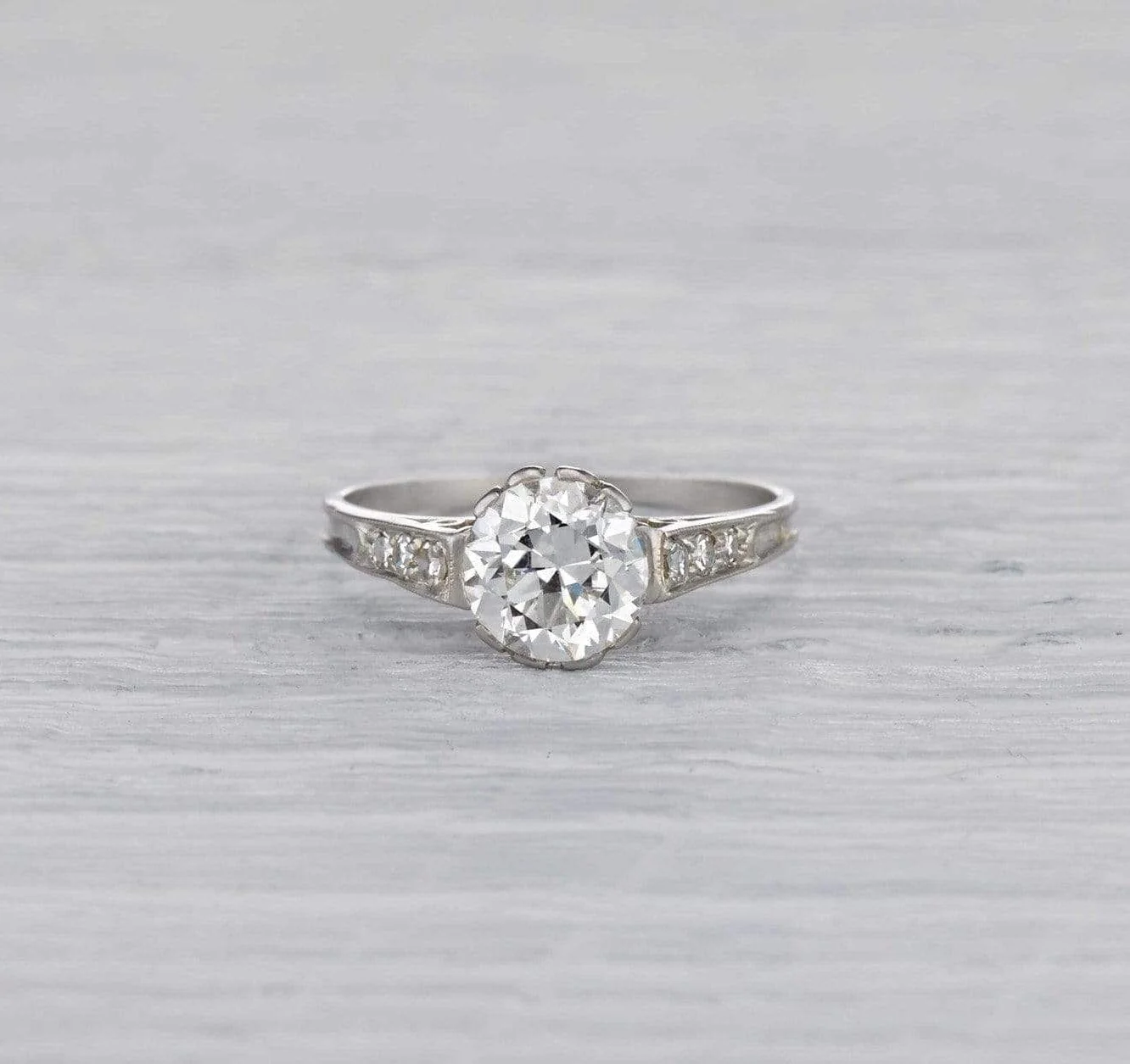 1.20 Carat Edwardian Tiffany & Co. Engagement Ring - Image 2