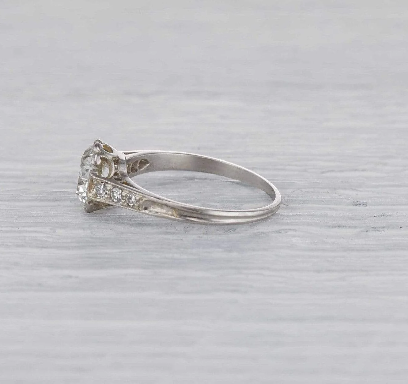 1.20 Carat Edwardian Tiffany & Co. Engagement Ring - Image 3