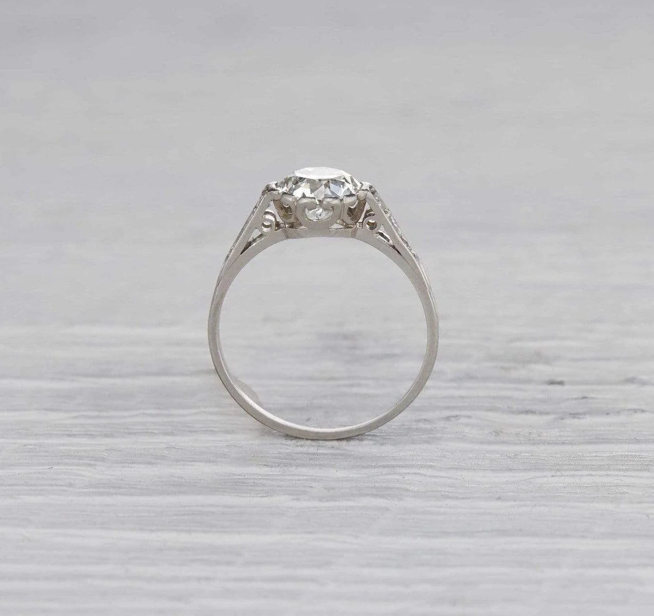1.20 Carat Edwardian Tiffany & Co. Engagement Ring - Image 4