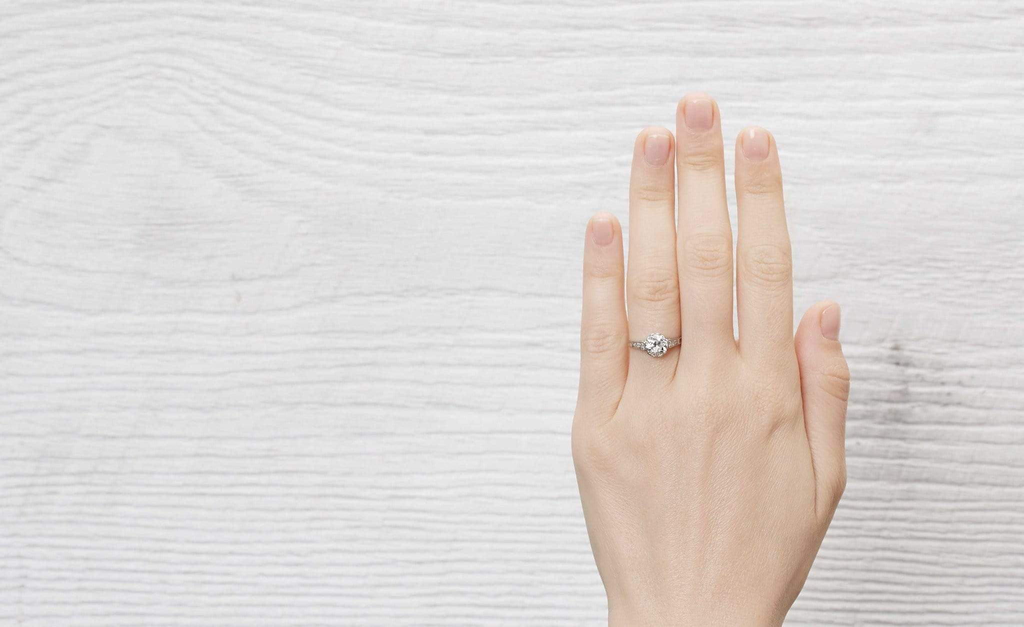 1.20 Carat Edwardian Tiffany & Co. Engagement Ring - Image 5