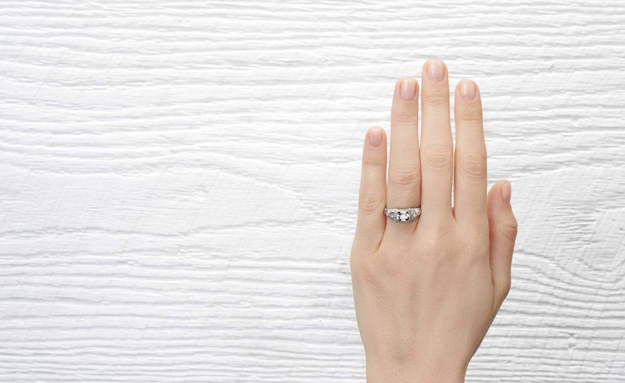 1.21 Carat Art Deco Engagement Ring - Image 5