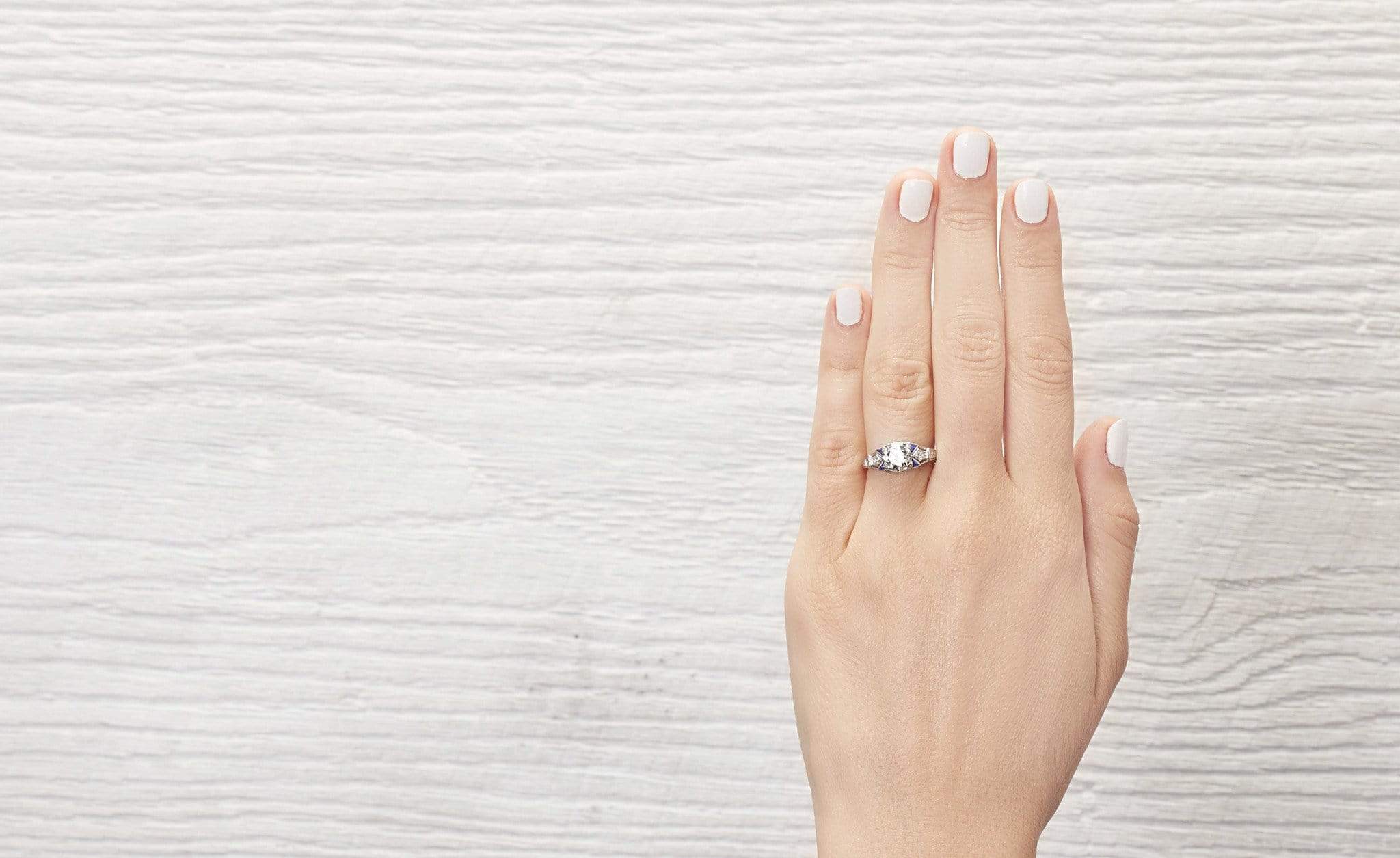 1.21 Carat Art Deco Engagement Ring - Image 5