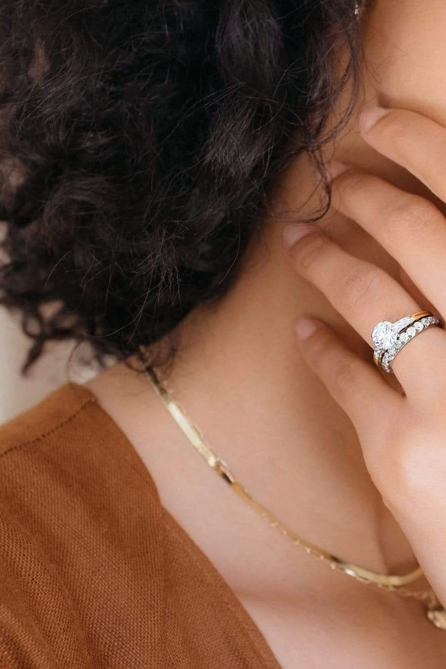 1920s Tiffany & Co 1.21 Carat Two Tone Solitaire Ring - Image 6