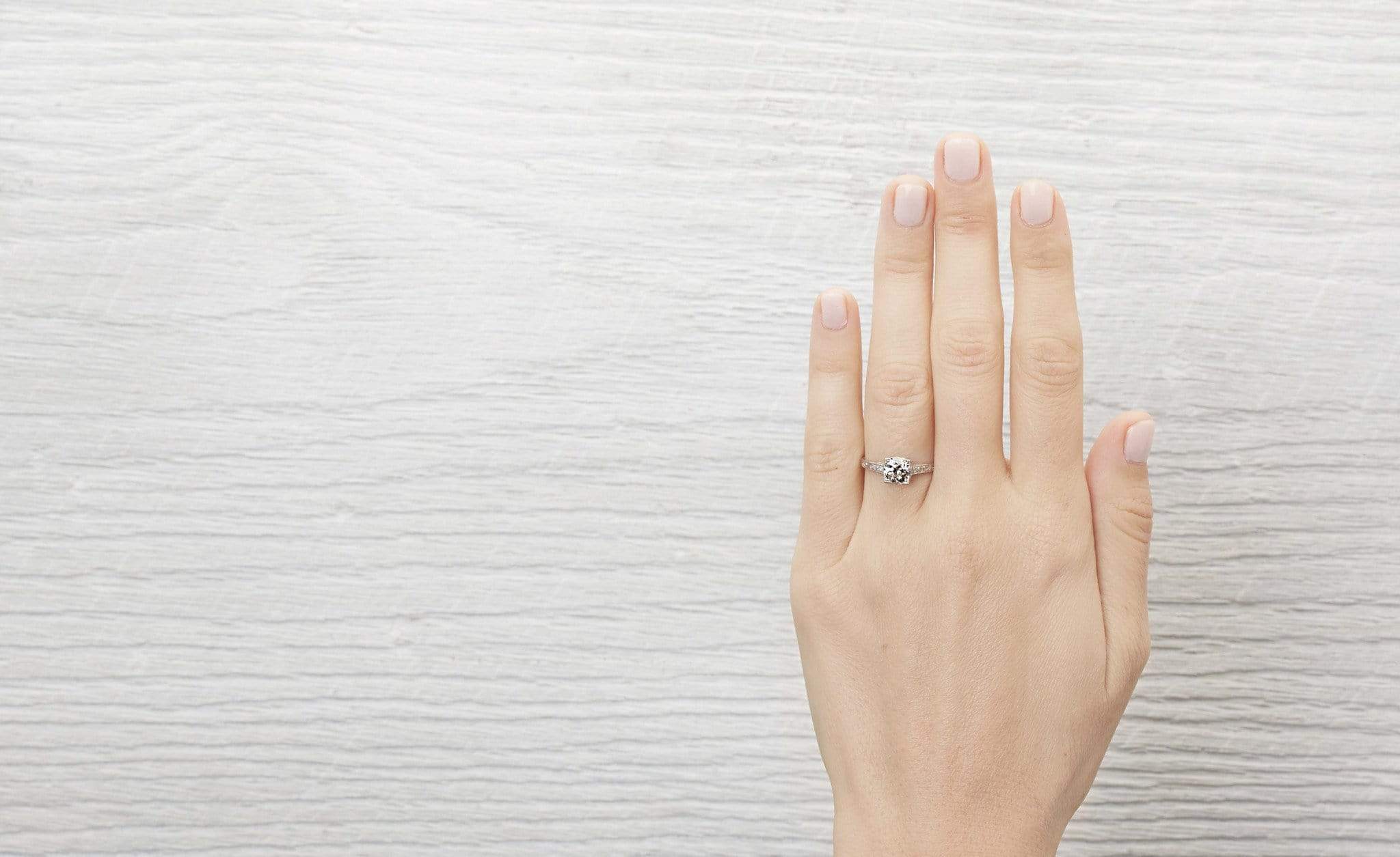 1.22 Carat Art Deco Engagement Ring - Image 5