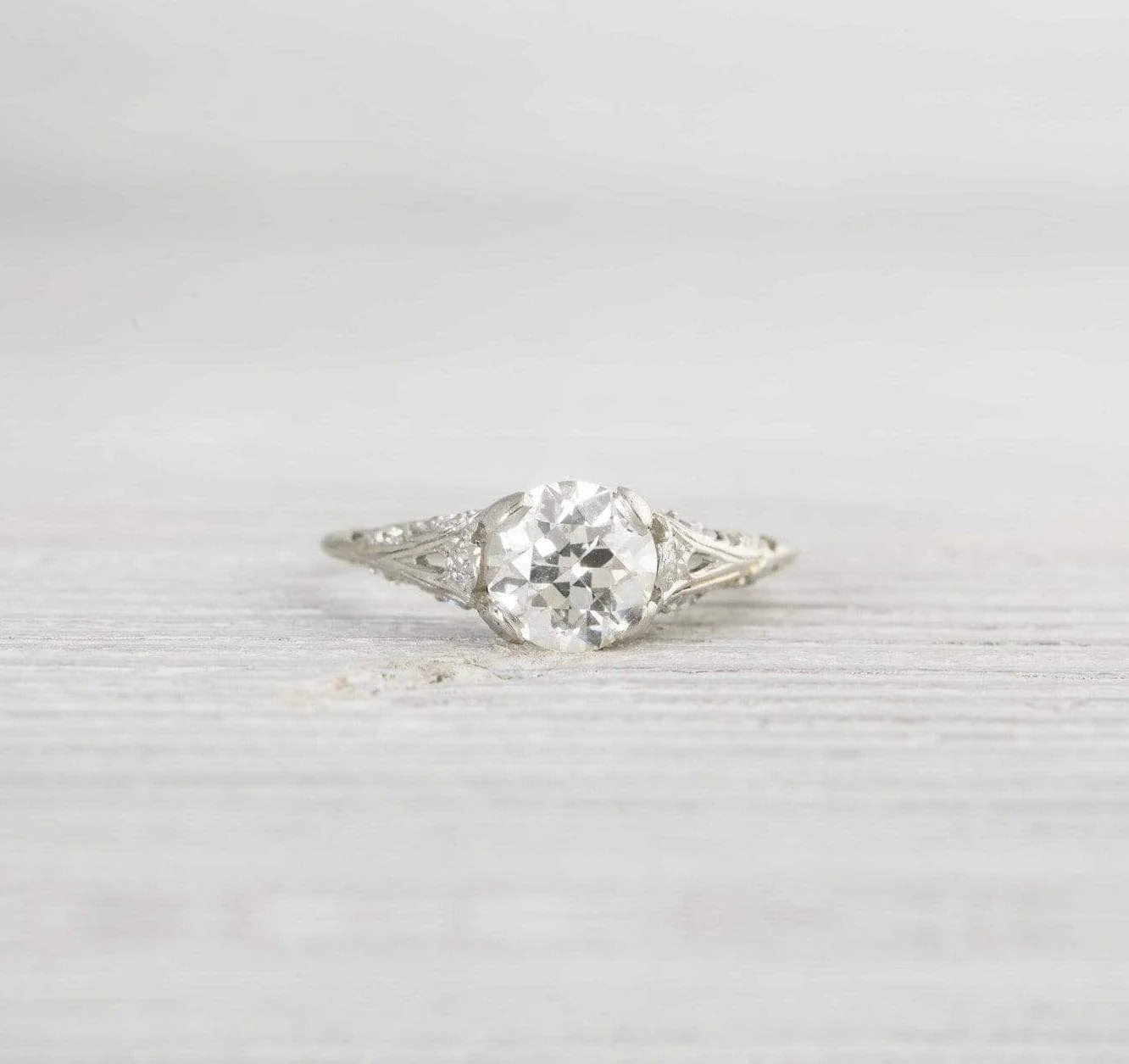 1.22 Carat Edwardian Engagement Ring - Image 2