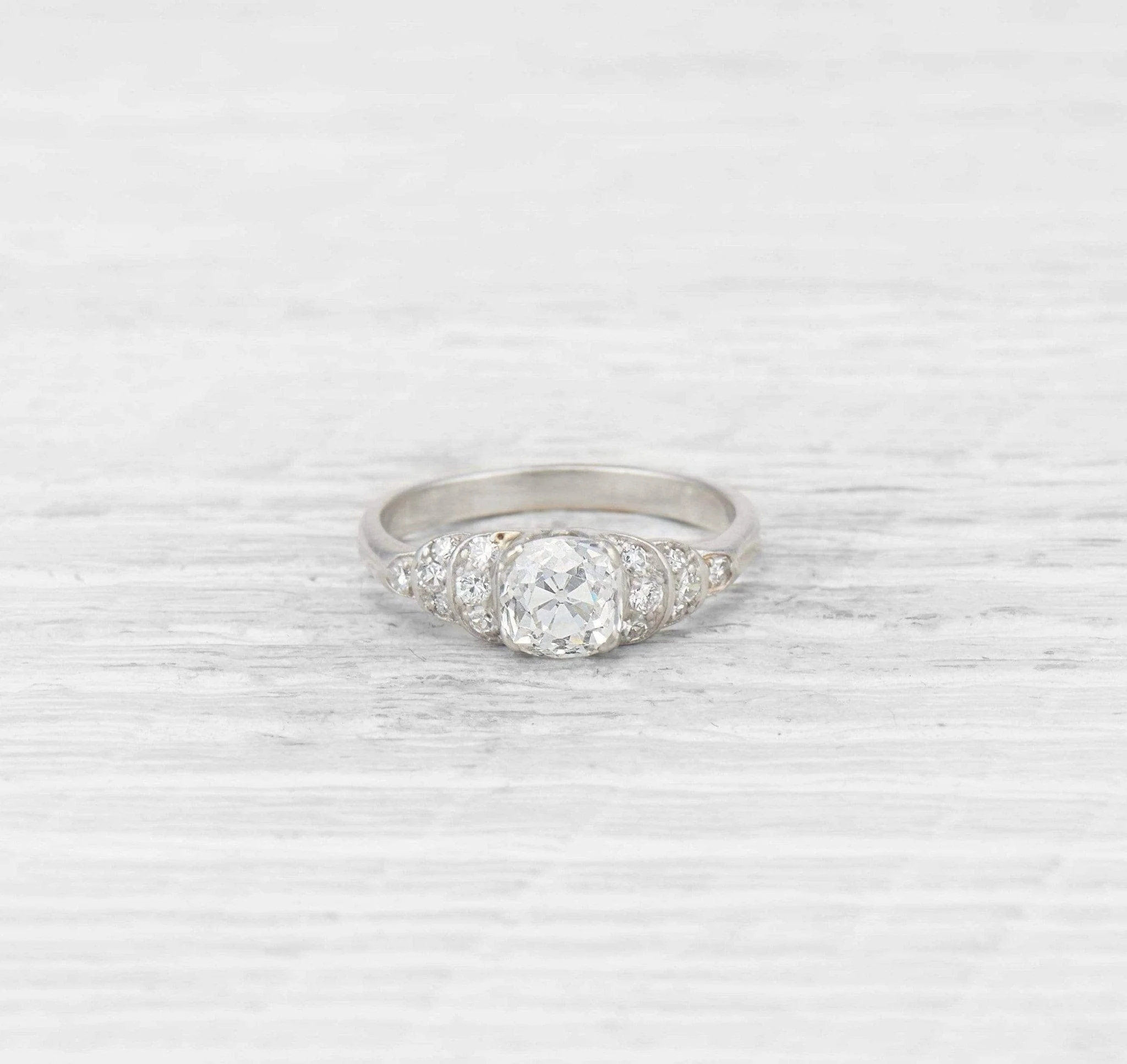 1.25 Carat Art Deco Diamond Engagement Ring - Image 2