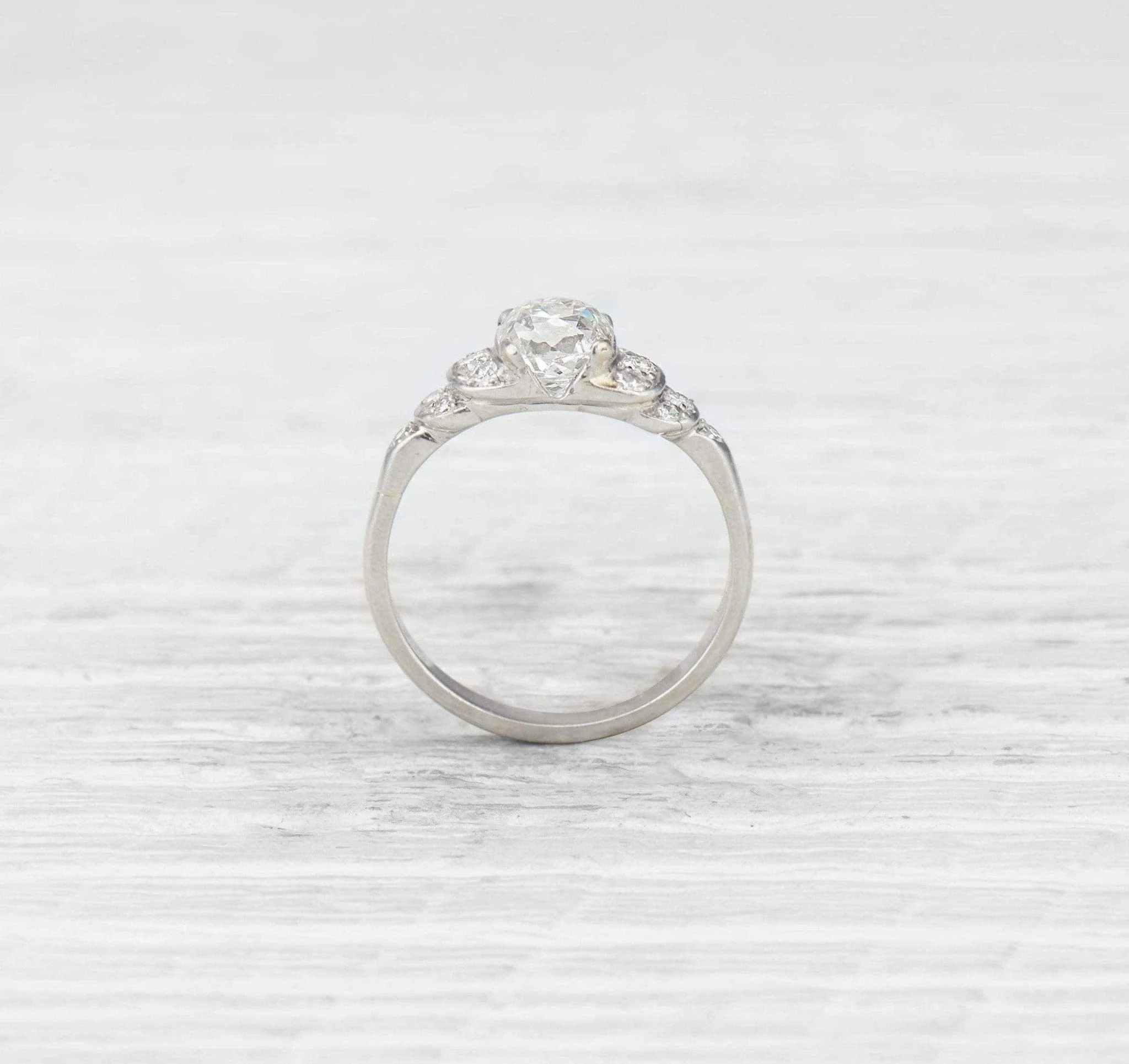 1.25 Carat Art Deco Diamond Engagement Ring - Image 4