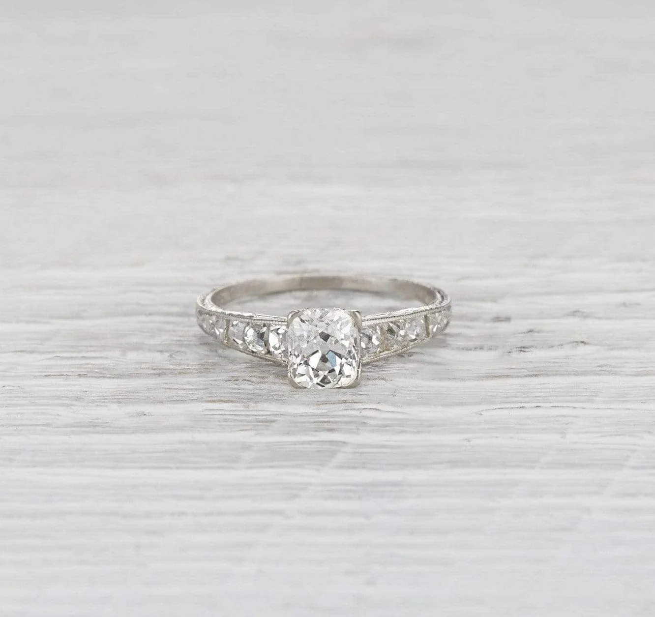 1.25 Carat Art Deco Engagement Ring - Image 2
