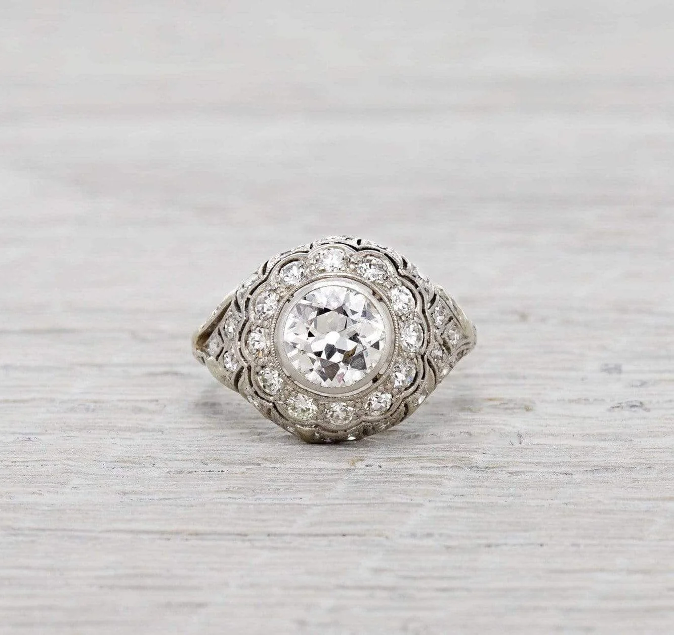 1.25 Carat Vintage Edwardian Ring - Image 2