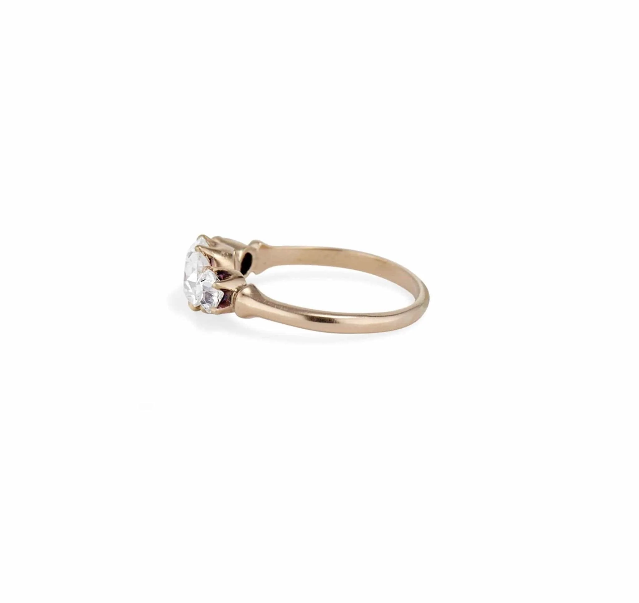 Victorian 1.27 Carat Three Stone Diamond Ring - Image 3