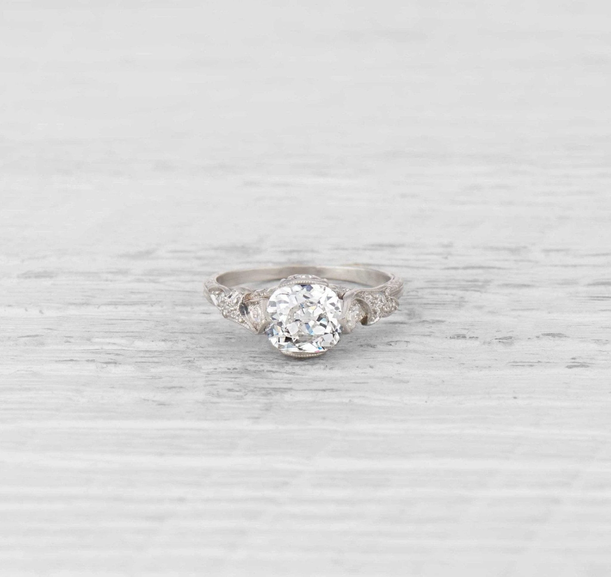 1.28 Carat Edwardian Diamond Engagement Ring - Image 2