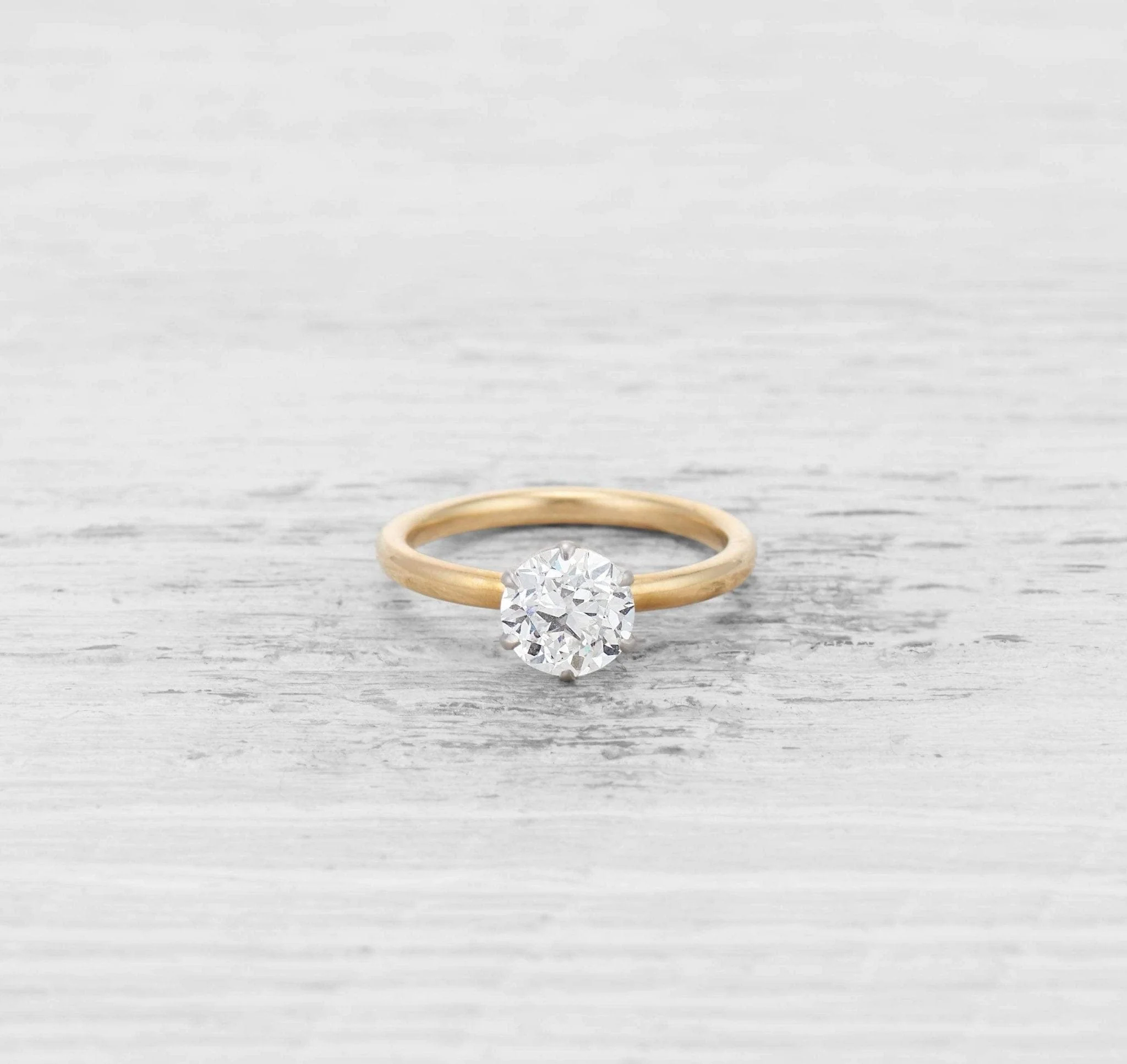 1.28 CARAT TIFFANY & CO ANTIQUE SOLITAIRE ENGAGEMENT RING - Image 2