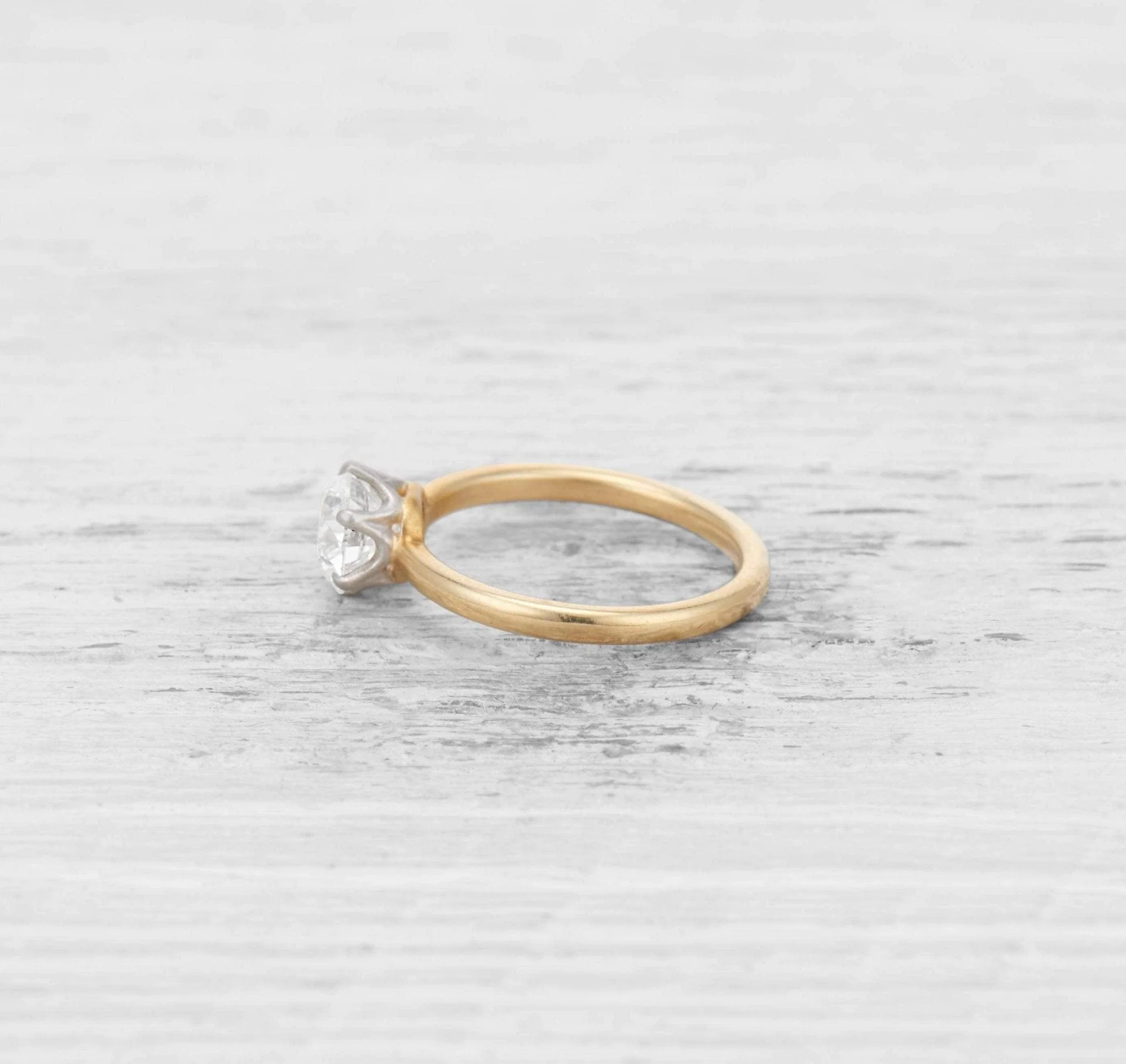 1.28 CARAT TIFFANY & CO ANTIQUE SOLITAIRE ENGAGEMENT RING - Image 3